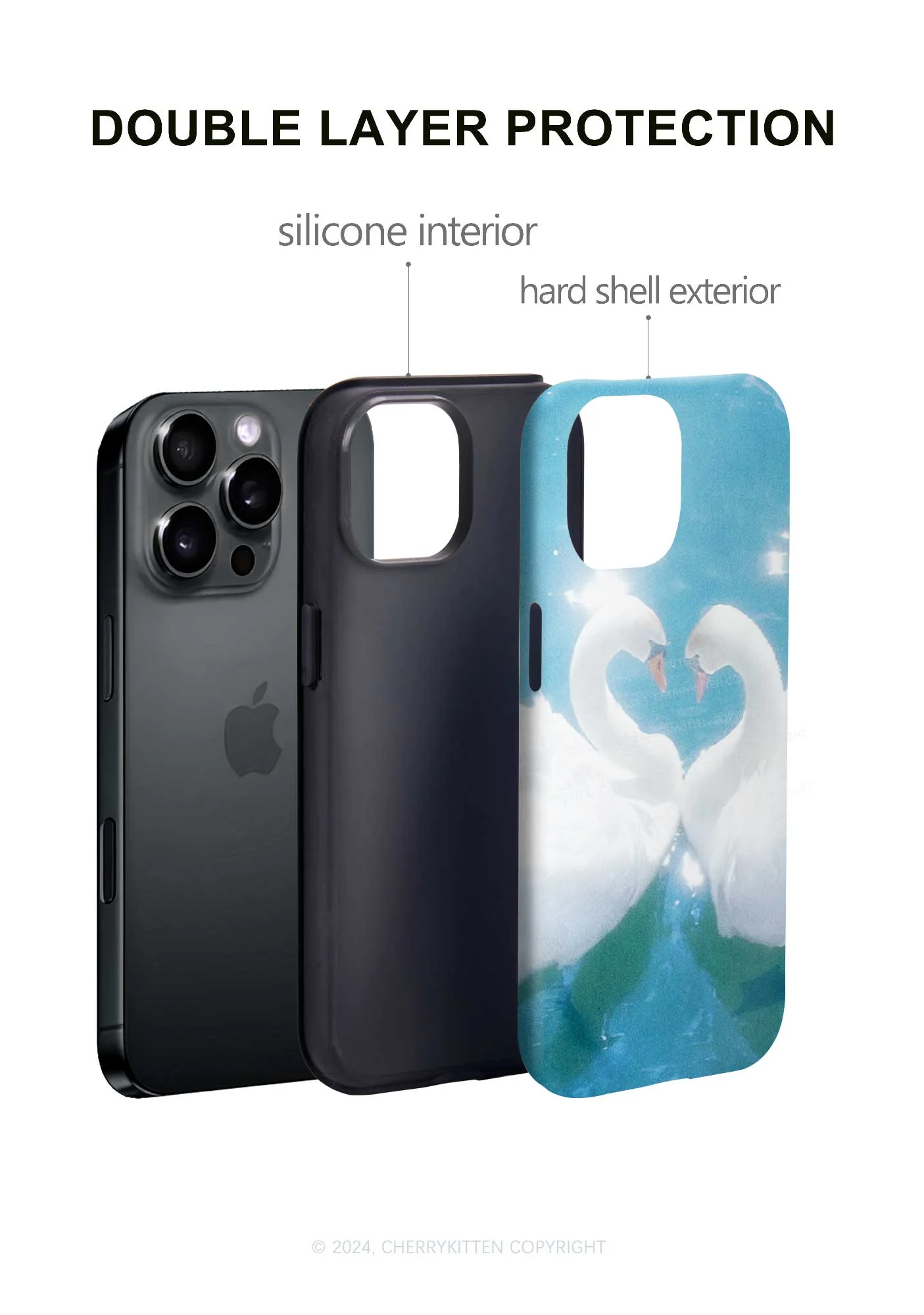 Swan Lovers Y2K Phone Case Cherrykitten - Image 4