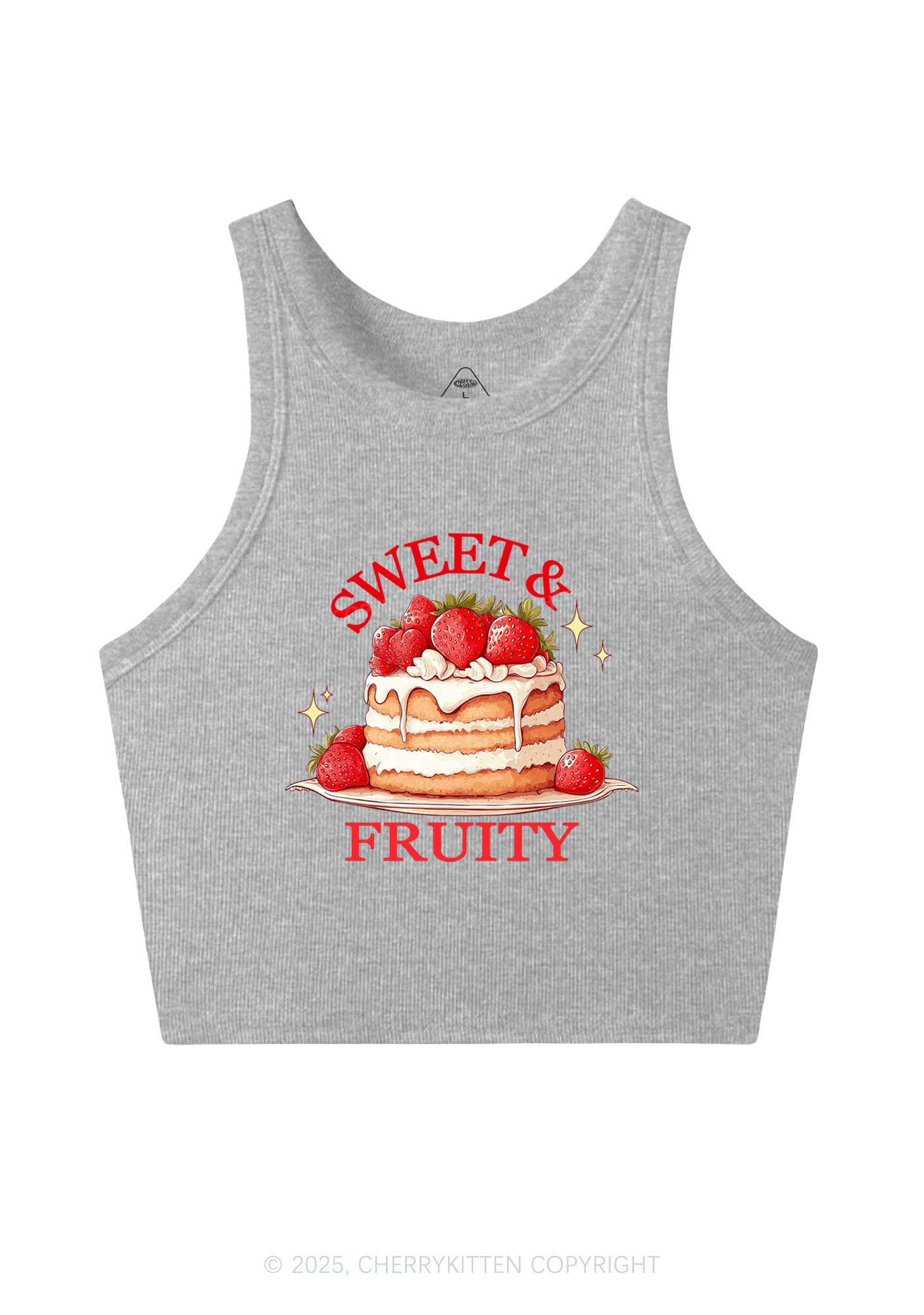 Sweet And Fruity Cake Y2K Crop Tank Top Cherrykitten - Image 4