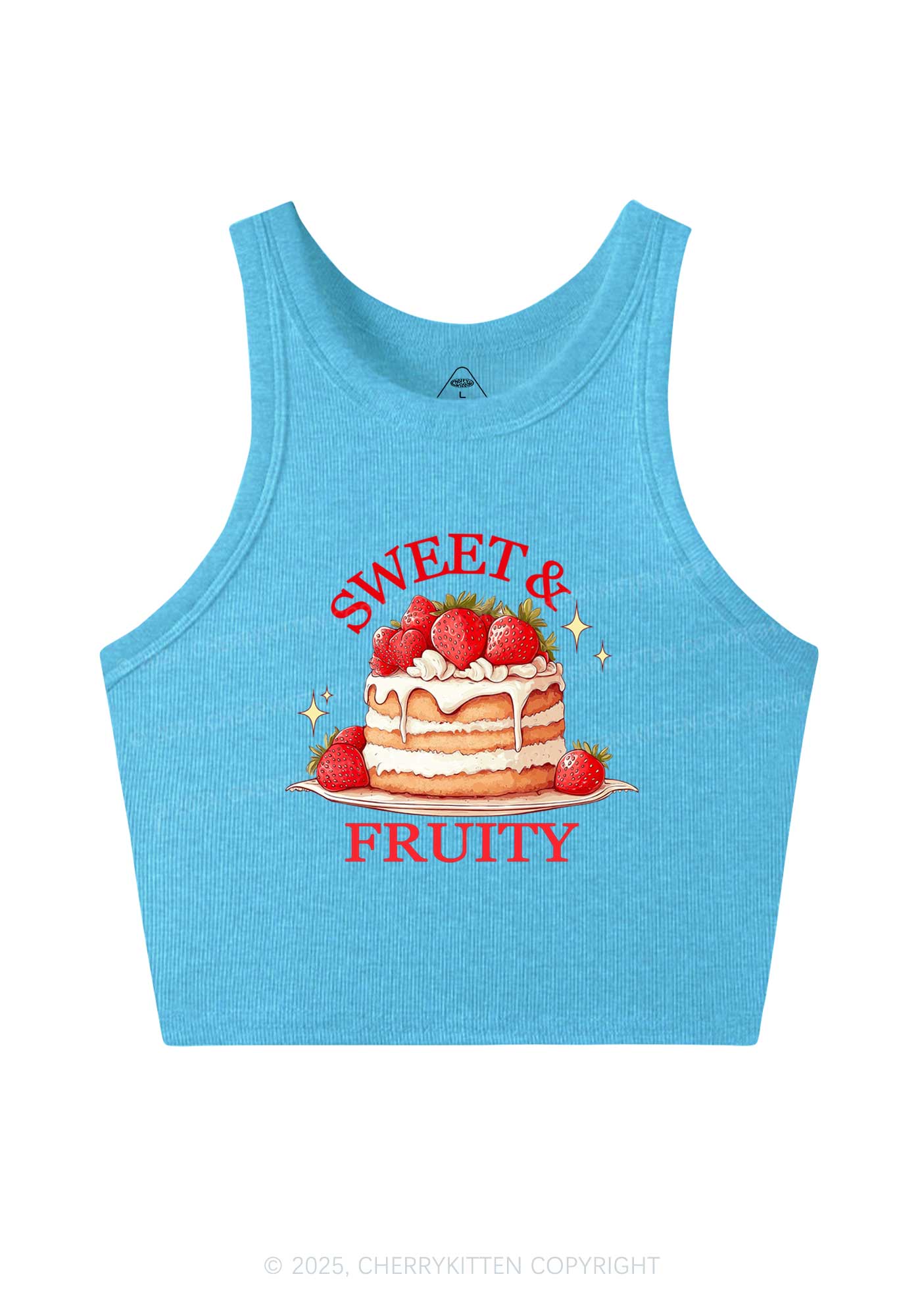 Sweet And Fruity Cake Y2K Crop Tank Top Cherrykitten - Image 5