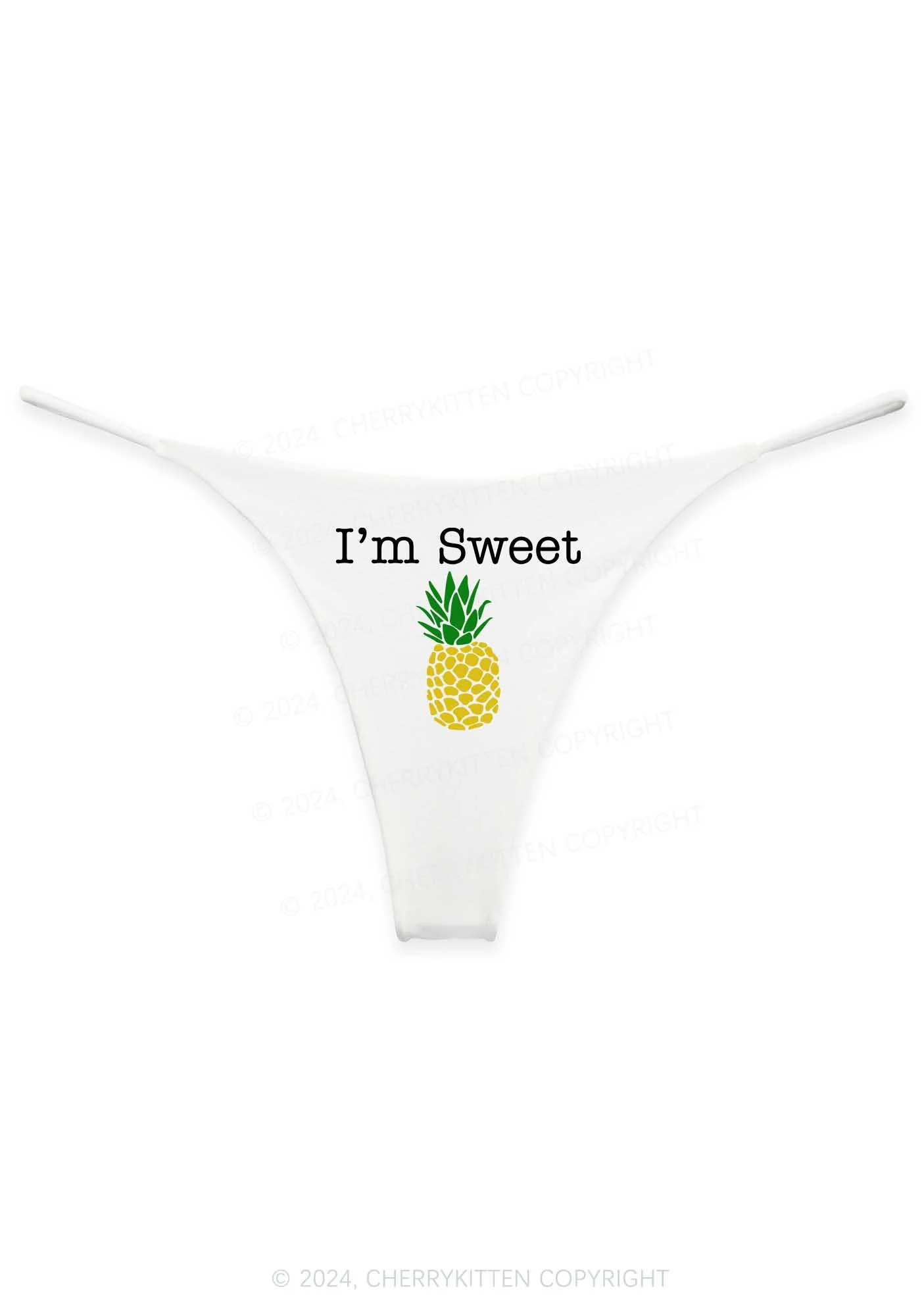 Sweet Pineapple Y2K Bikini String Thong Cherrykitten - Image 5