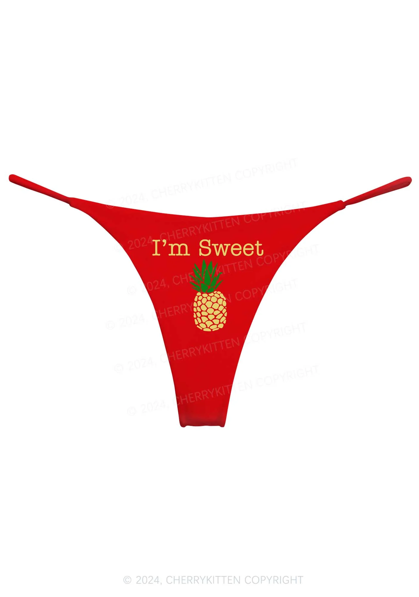 Sweet Pineapple Y2K Bikini String Thong Cherrykitten - Image 7