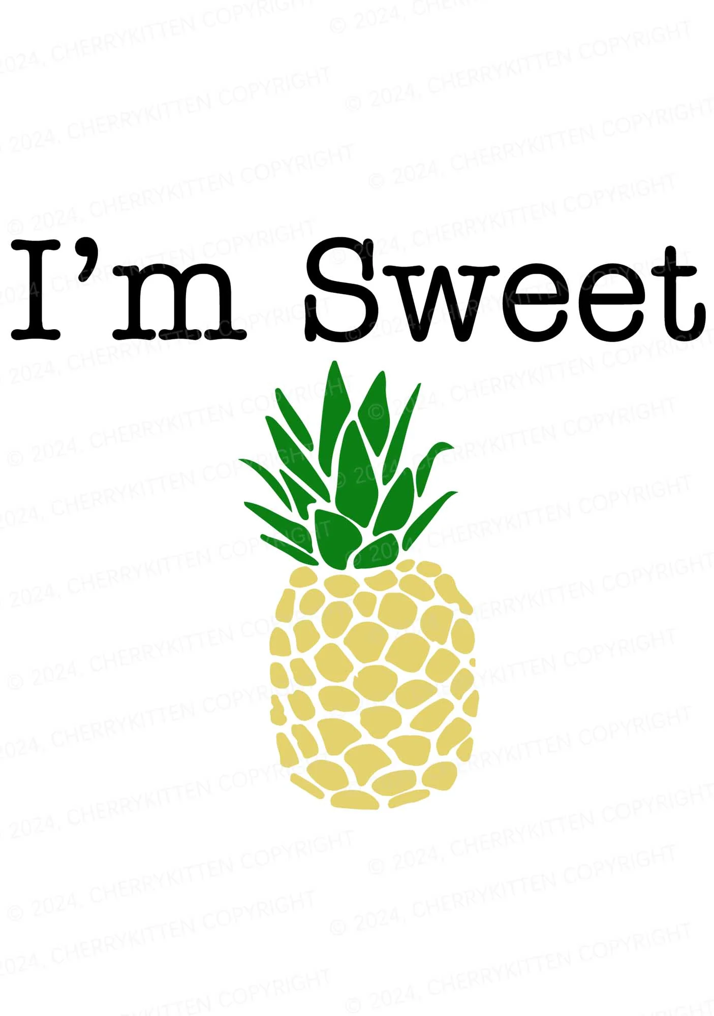 Sweet Pineapple Y2K Flat String Thong Cherrykitten - Image 2