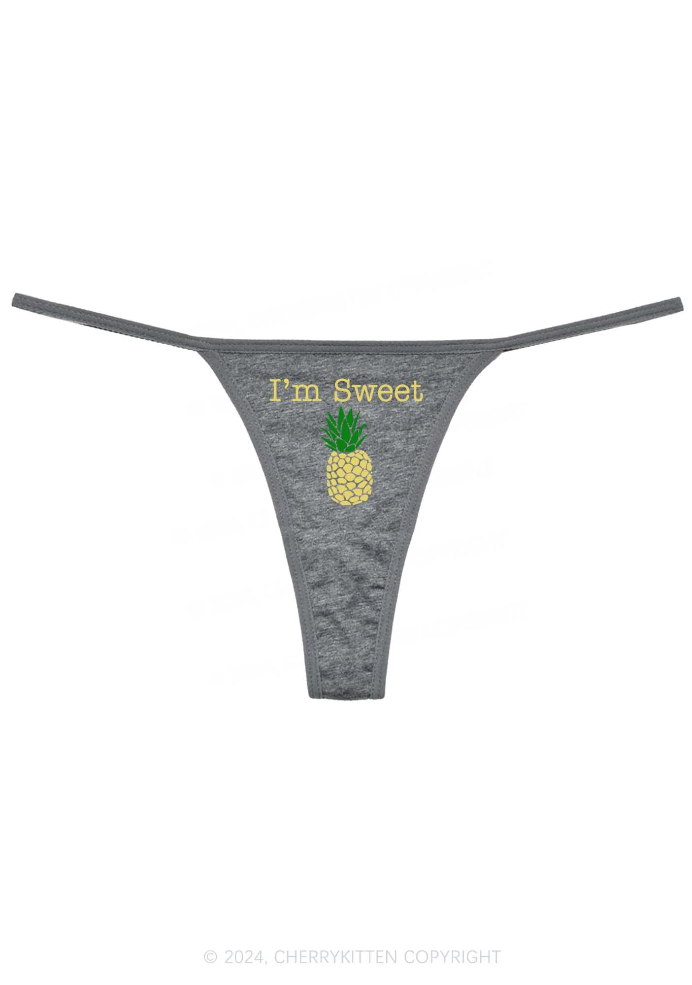 Sweet Pineapple Y2K Flat String Thong Cherrykitten - Image 7