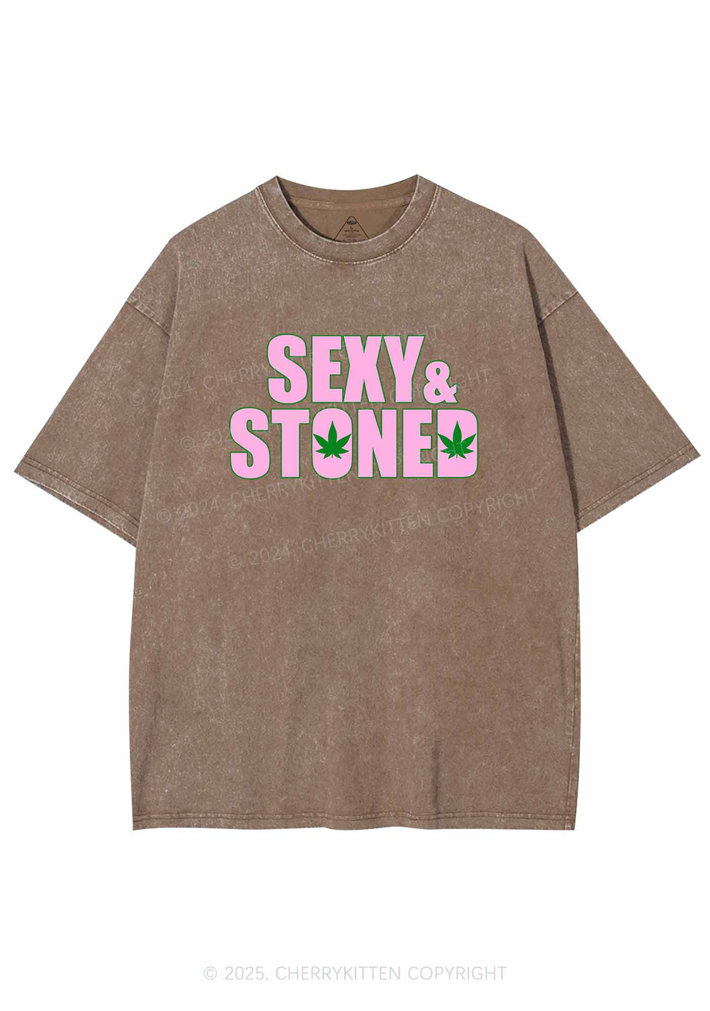 Sx Stoned Y2K Washed Tee Cherrykitten - Image 8
