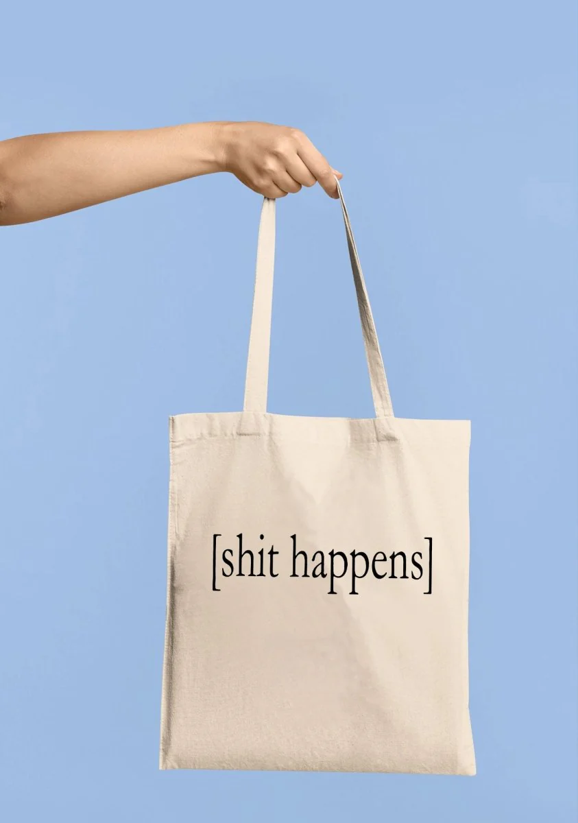 Sxxt Happens Canvas Tote Bag - Image 4