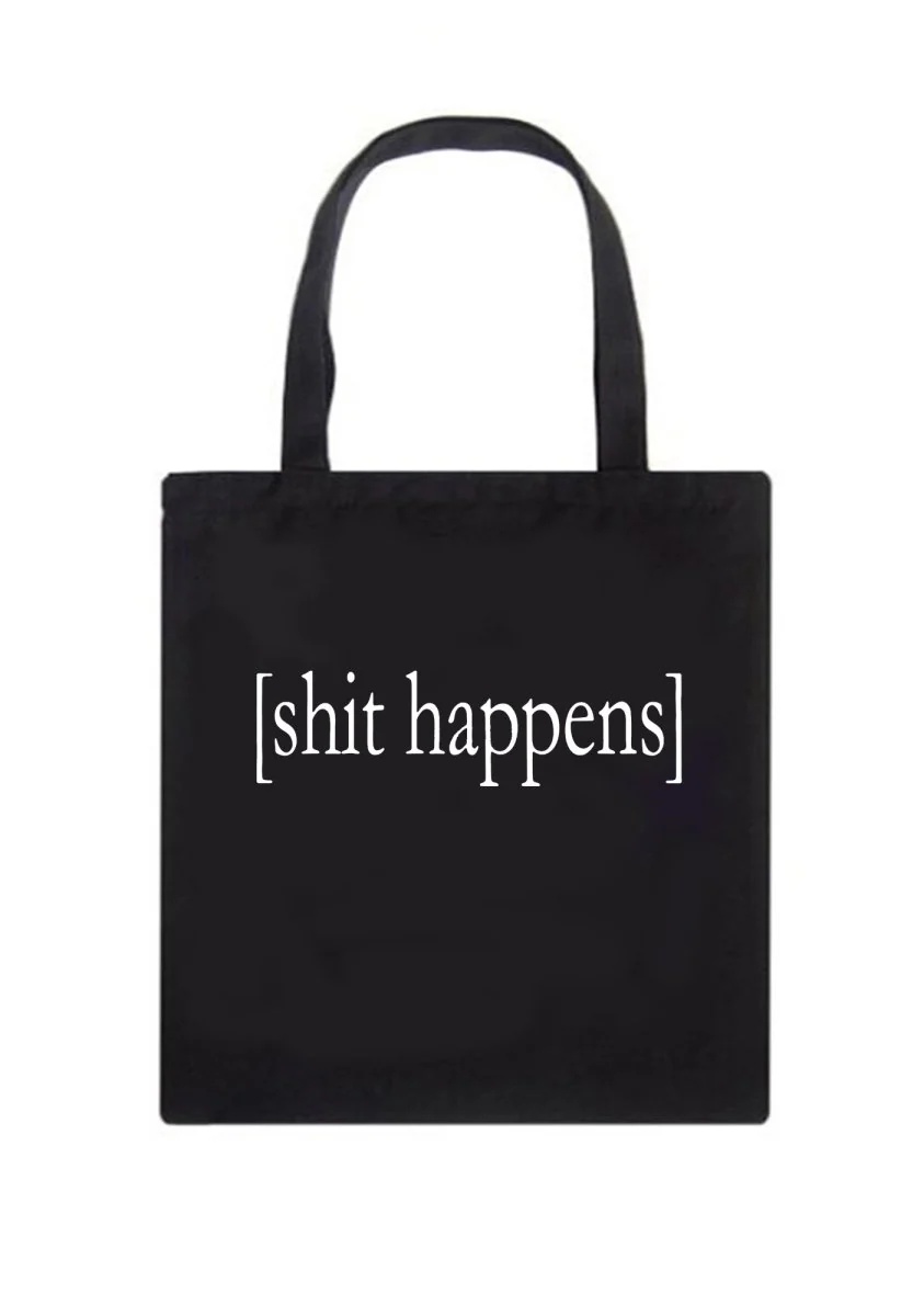 Sxxt Happens Canvas Tote Bag - Image 6