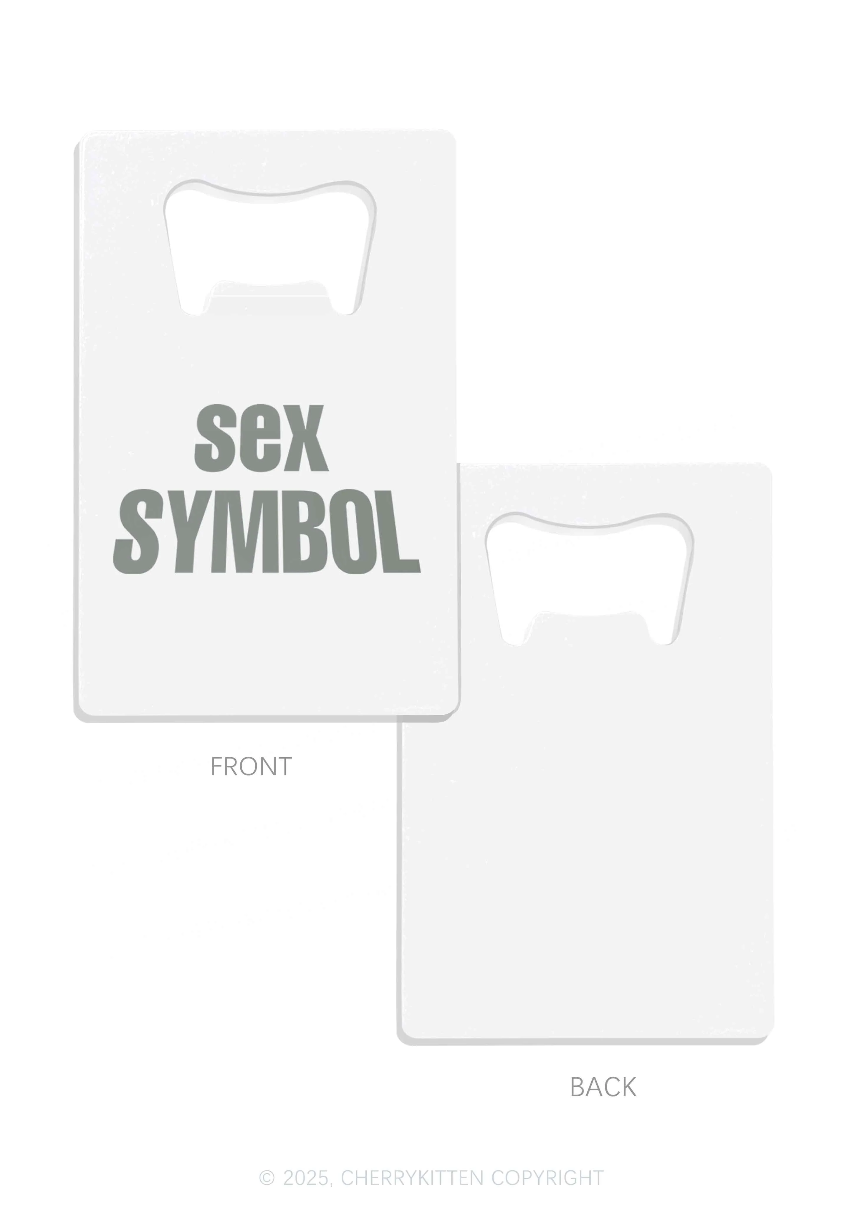 Sx Symbol Y2K Credit Card Bottle Openers Cherrykitten - Image 4