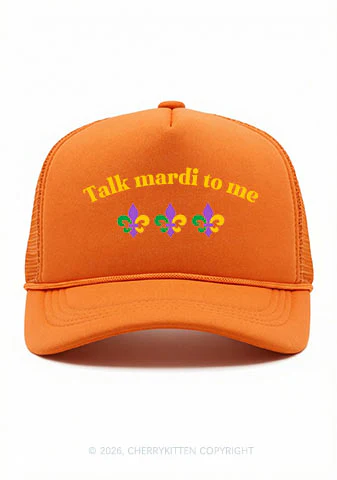 Talk Mardi To Me Y2K Trucker Hat Cherrykitten - Image 10
