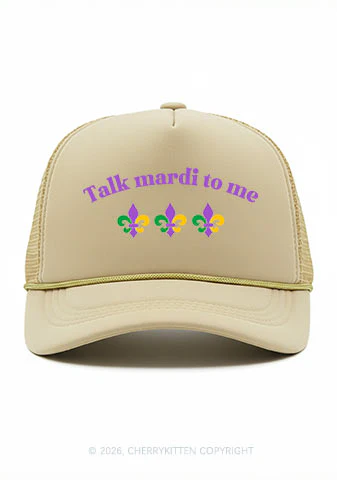 Talk Mardi To Me Y2K Trucker Hat Cherrykitten - Image 11