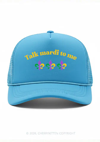 Talk Mardi To Me Y2K Trucker Hat Cherrykitten - Image 5