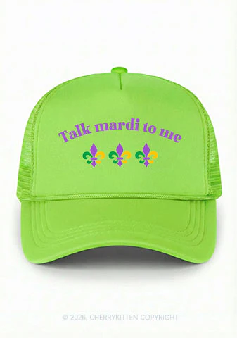 Talk Mardi To Me Y2K Trucker Hat Cherrykitten - Image 8