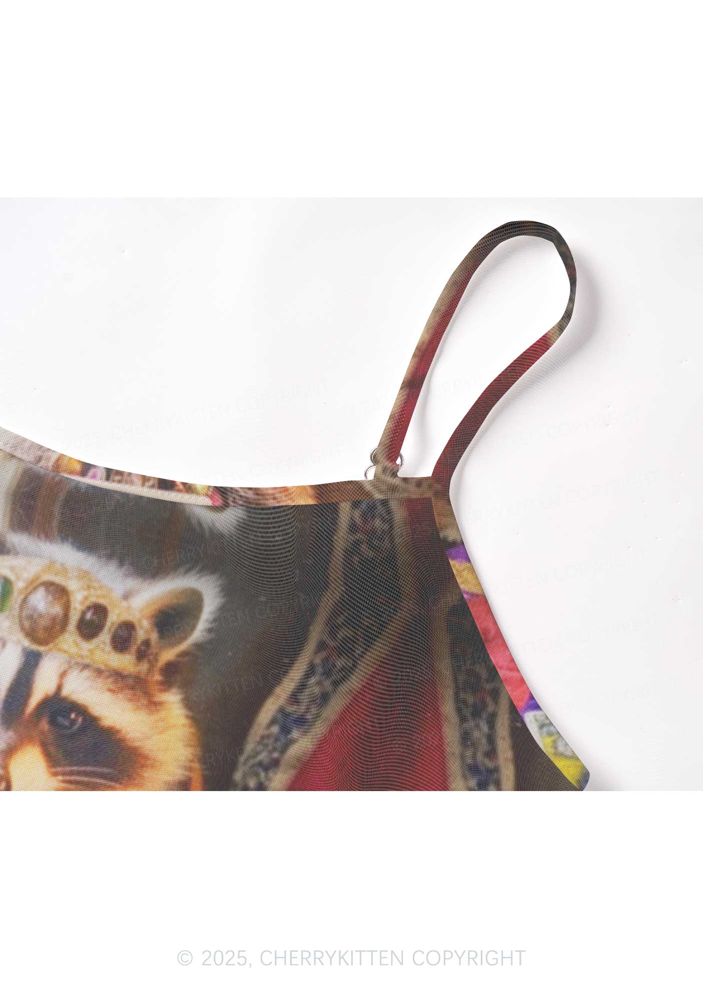 Tarot Raccoon Y2K Mesh Cami Tank Cherrykitten - Image 5