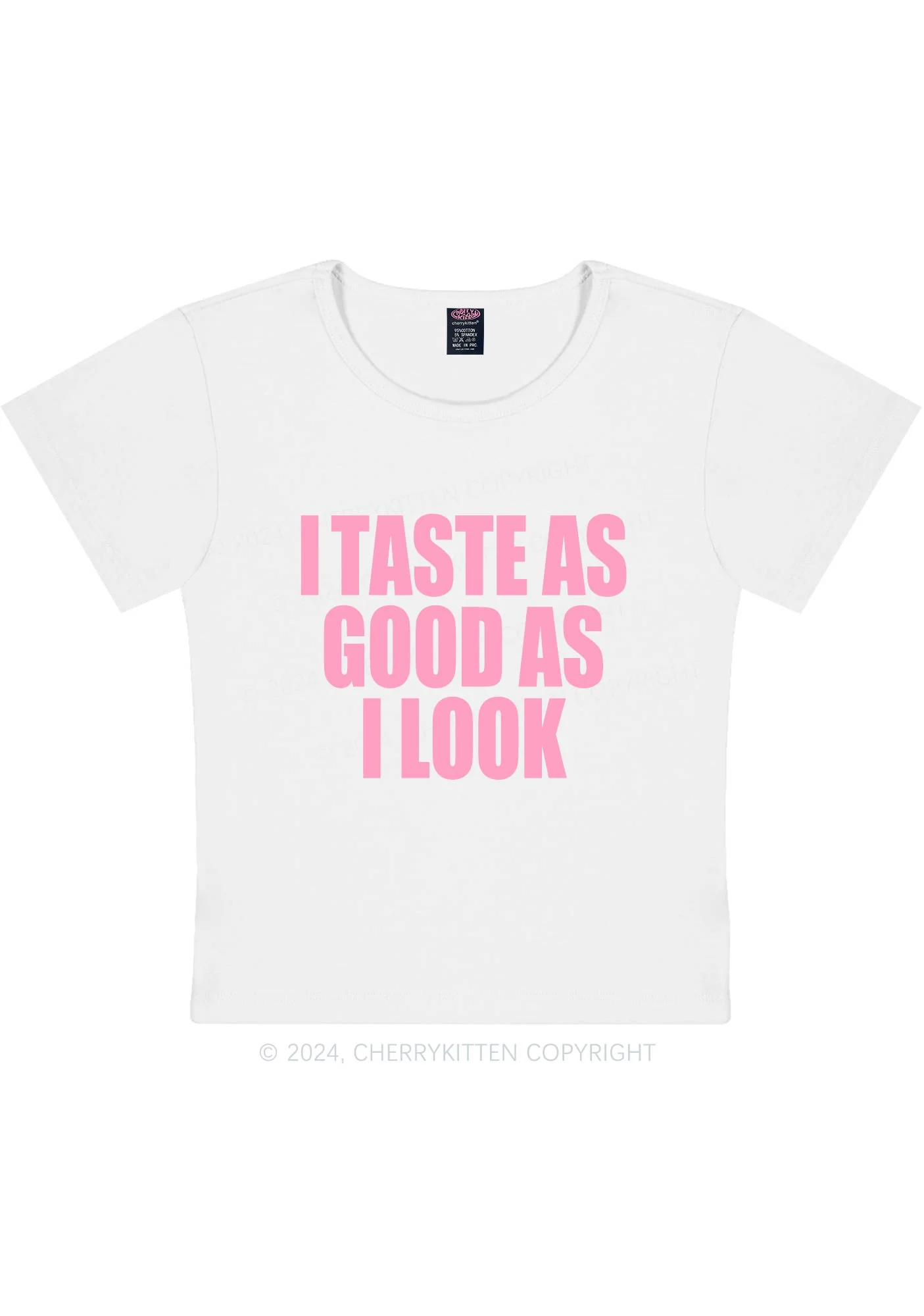 Taste Good Y2K Baby Tee Cherrykitten - Image 5