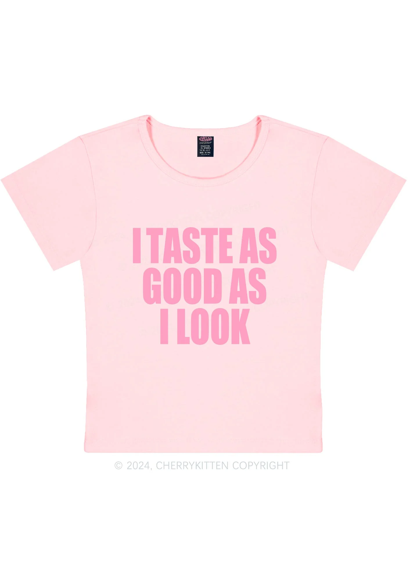 Taste Good Y2K Baby Tee Cherrykitten - Image 6