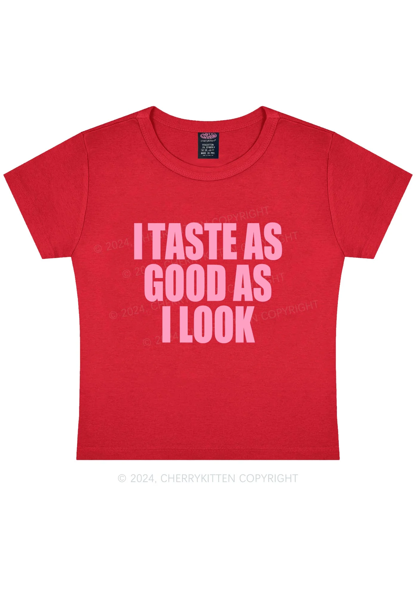 Taste Good Y2K Baby Tee Cherrykitten - Image 7