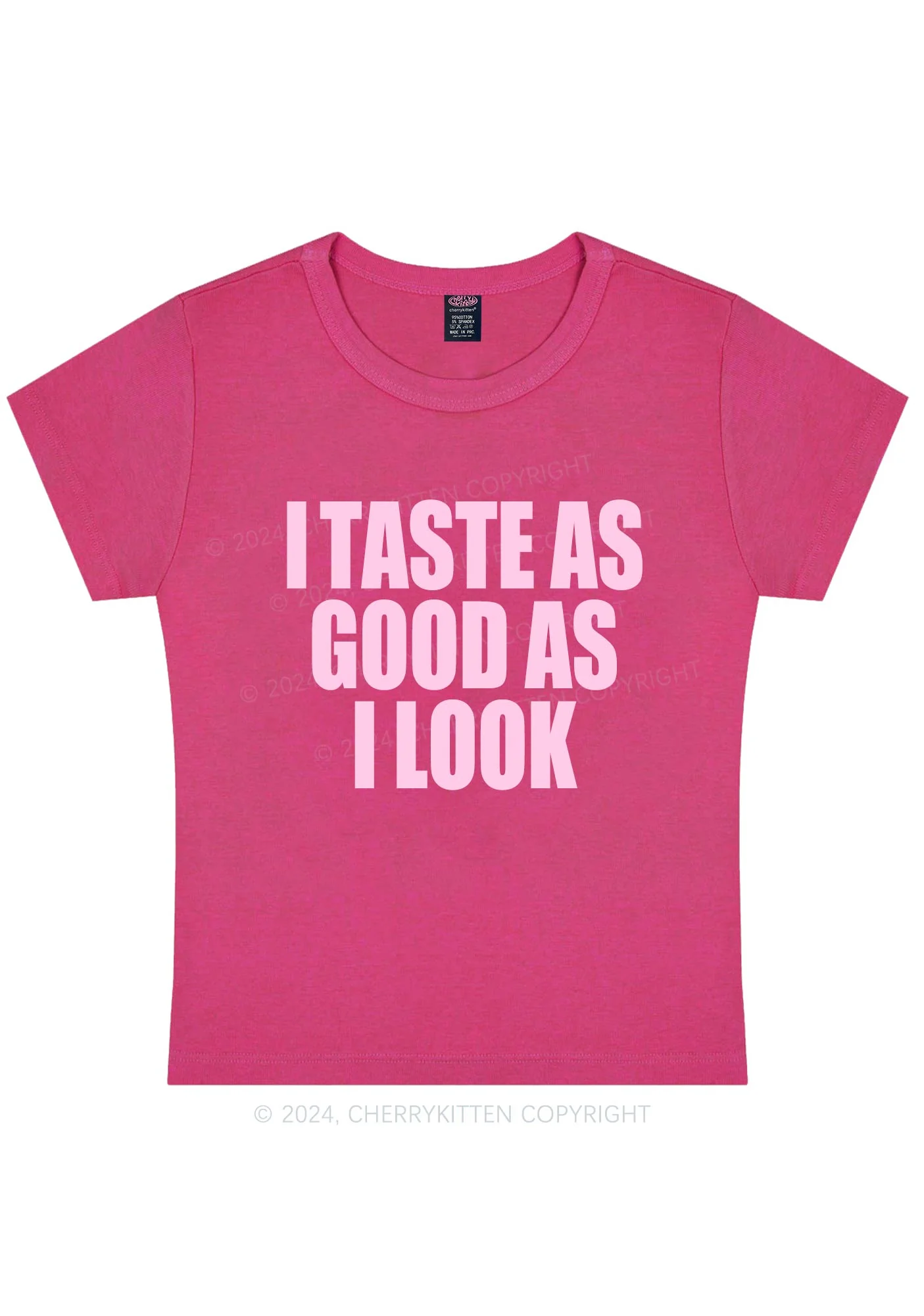 Taste Good Y2K Baby Tee Cherrykitten - Image 9
