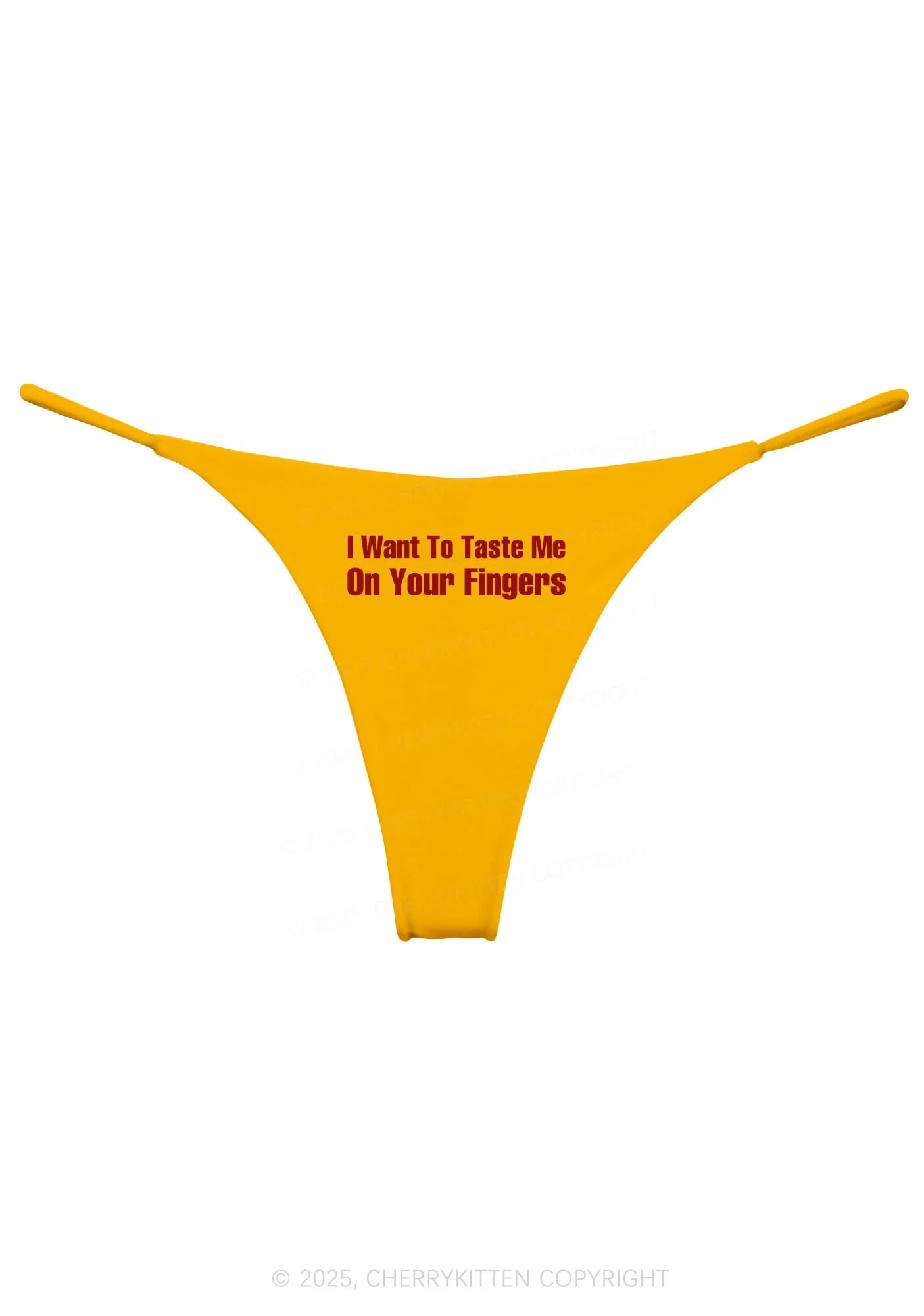 Taste Me On Fingers Y2K Bikini String Thong Cherrykitten - Image 5