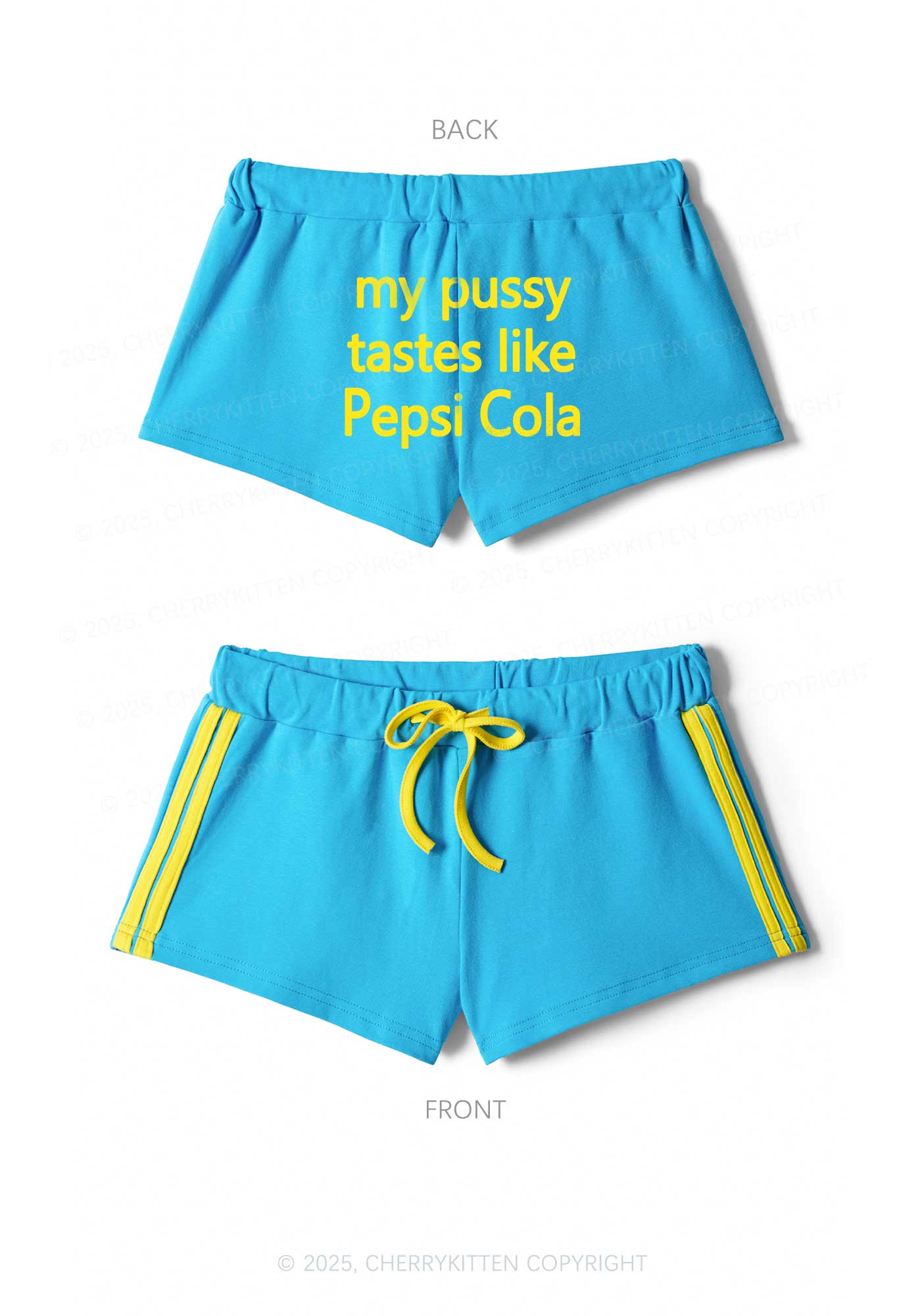 Tastes Like Cola Y2K Drawstring Mini Shorts Cherrykitten - Image 3