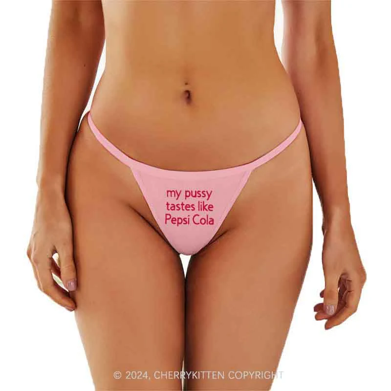 Tastes Like Cola Y2K Flat String Thong Cherrykitten - Image 3