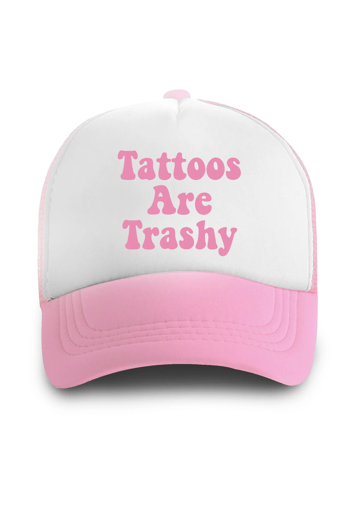 Tattoos Are Trashy Trucker Hat - Image 2