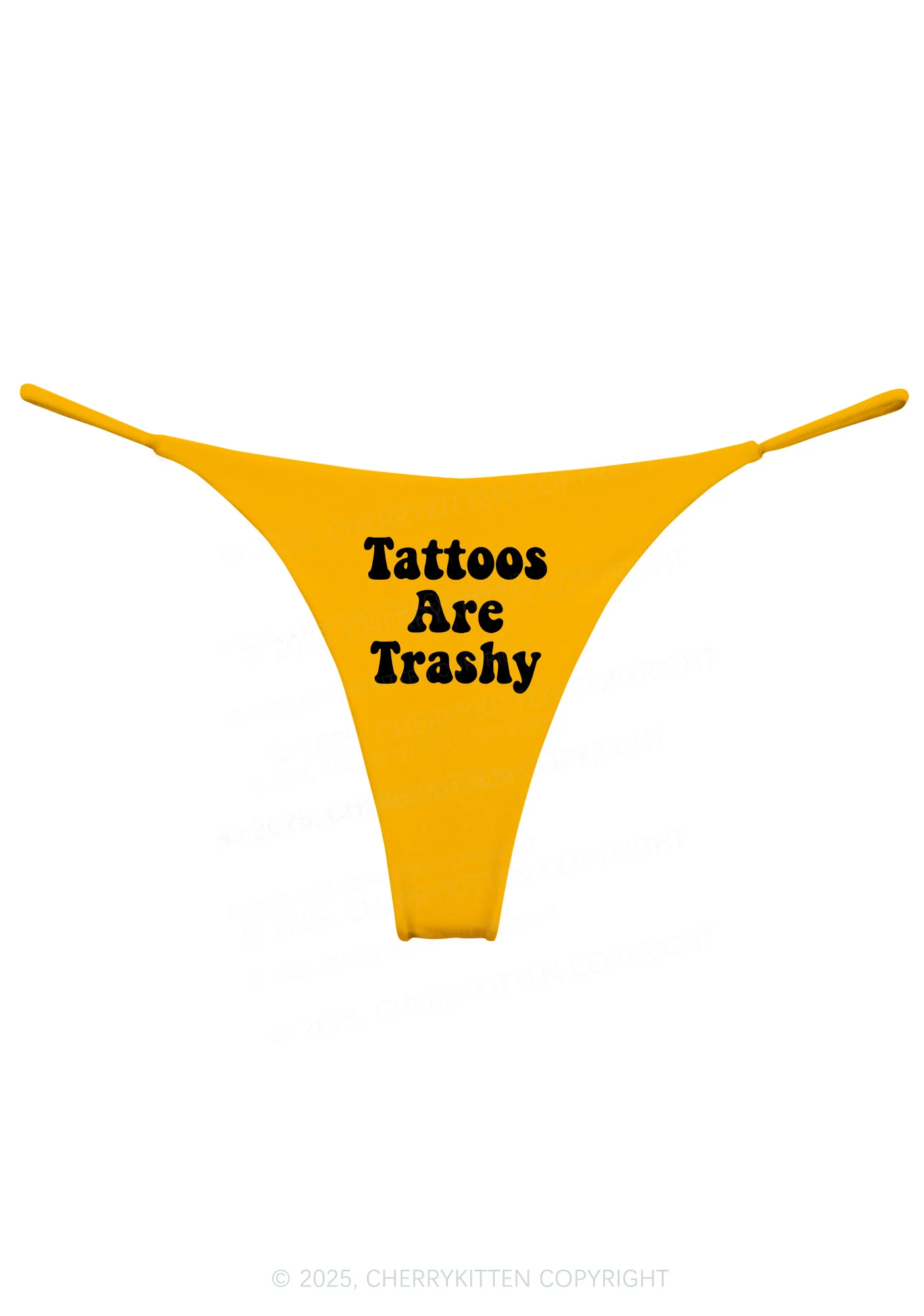 Tattoos Are Trashy Y2K Bikini String Thong Cherrykitten - Image 7