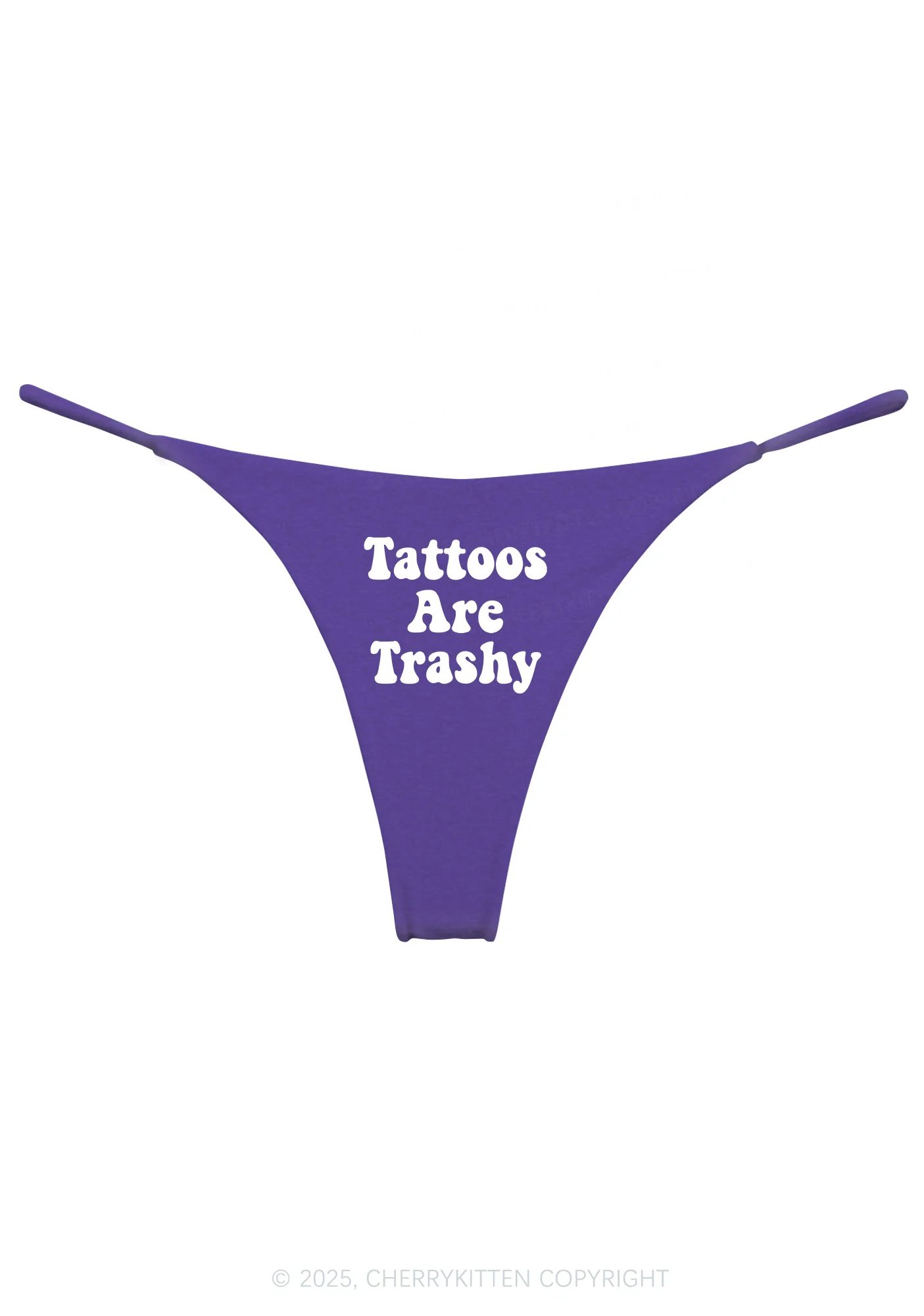 Tattoos Are Trashy Y2K Bikini String Thong Cherrykitten - Image 8