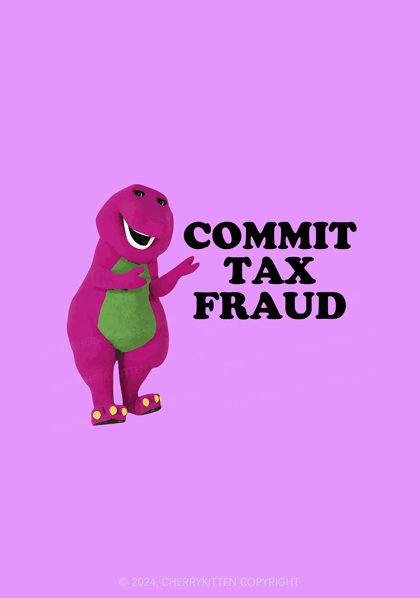 Tax Fraud 1Pc Y2K Pin Badge Cherrykitten - Image 2