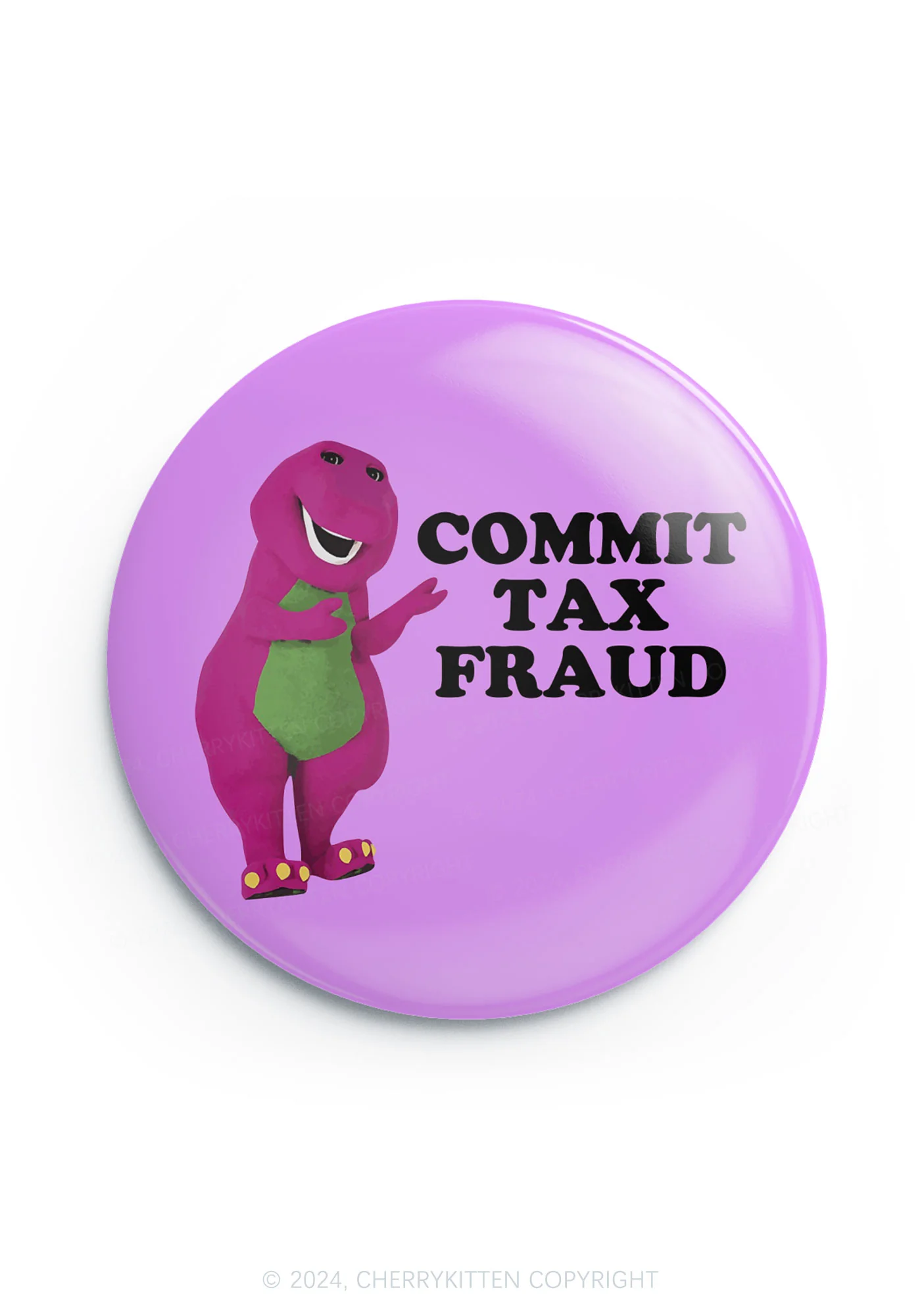 Tax Fraud 1Pc Y2K Pin Badge Cherrykitten - Image 6