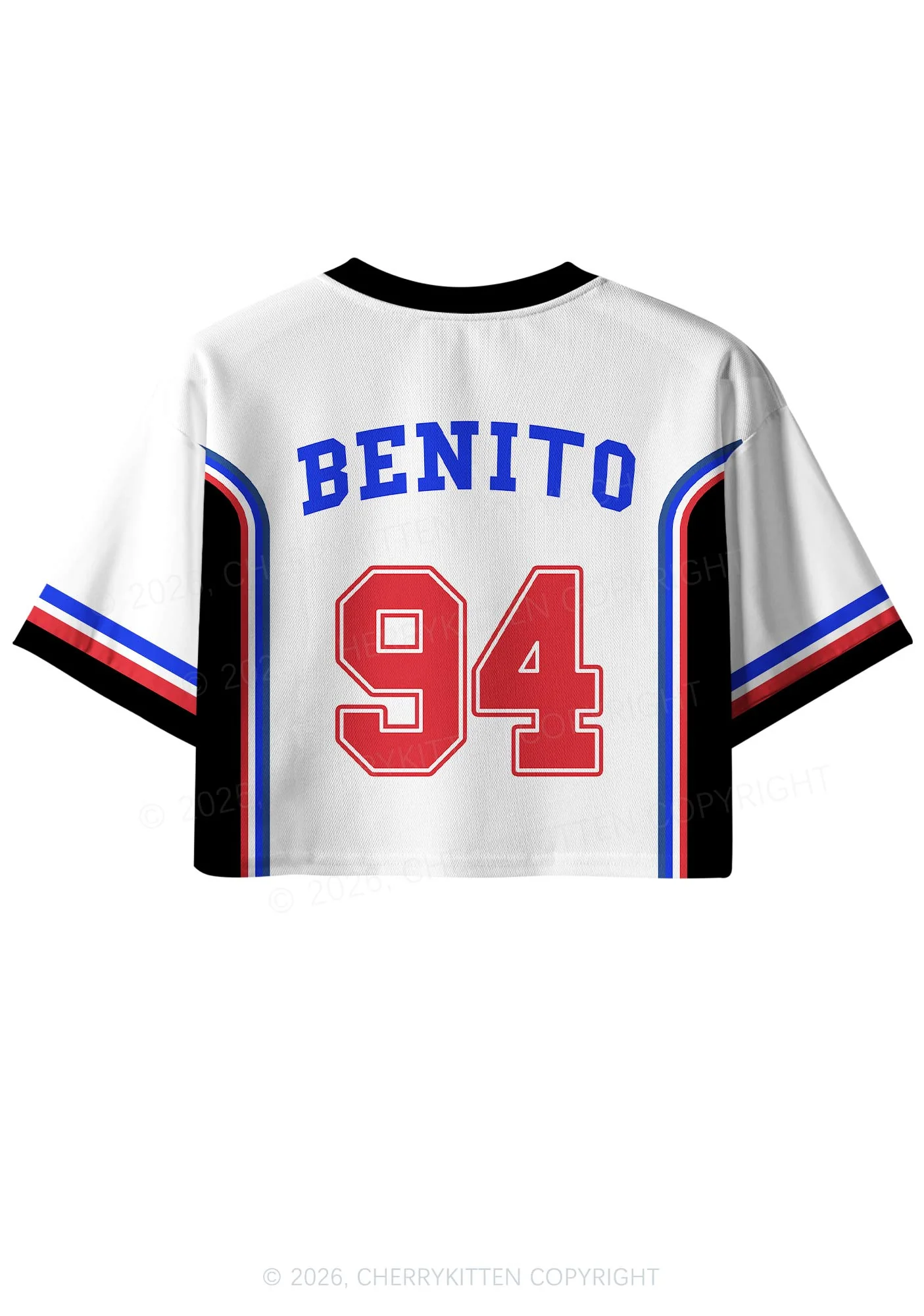 Team Bunny Y2K Crop Sport Jersey Shirts Cherrykitten - Image 3