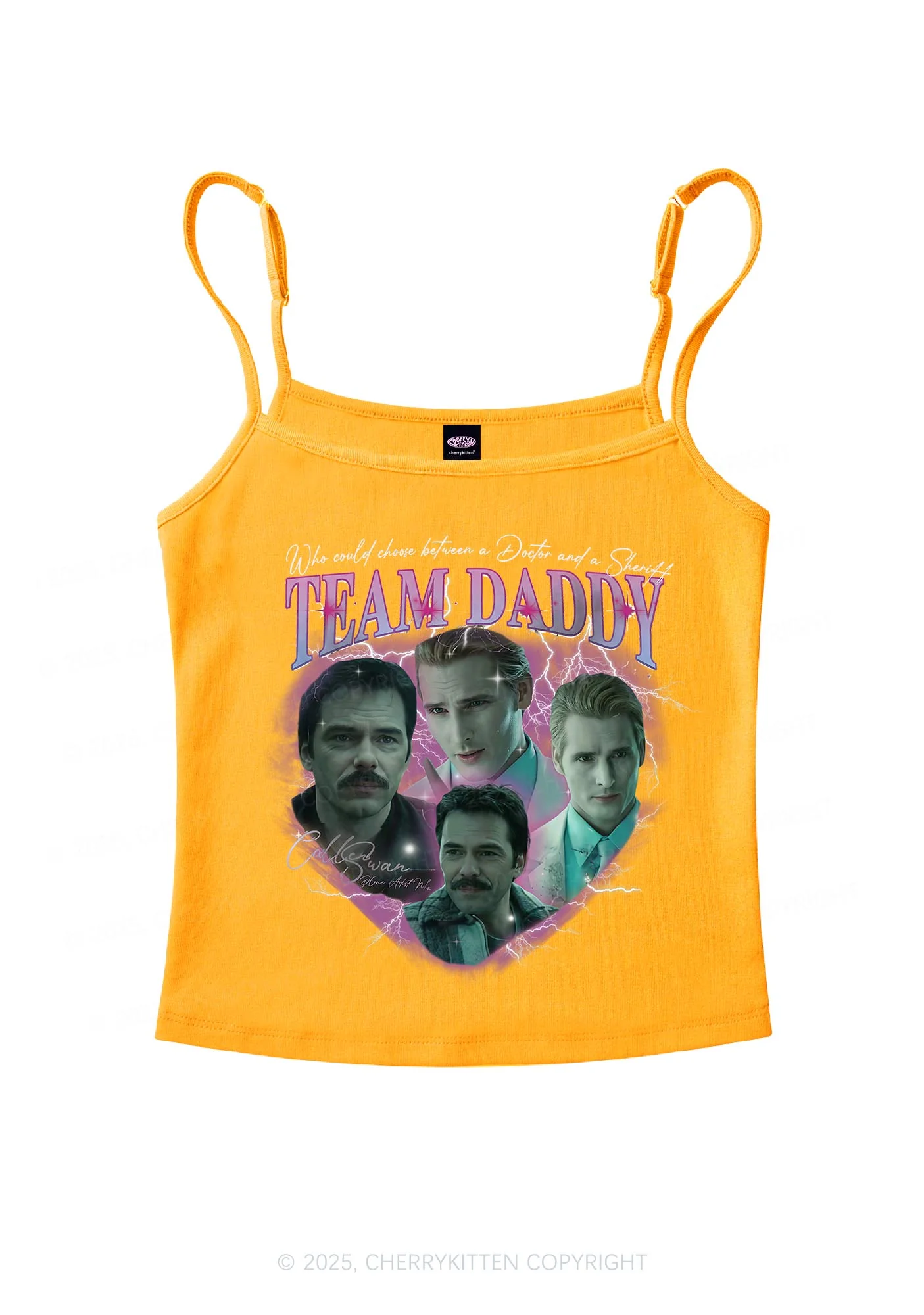 Team Daddy Y2K Spaghetti Strap Cami Cherrykitten - Image 7