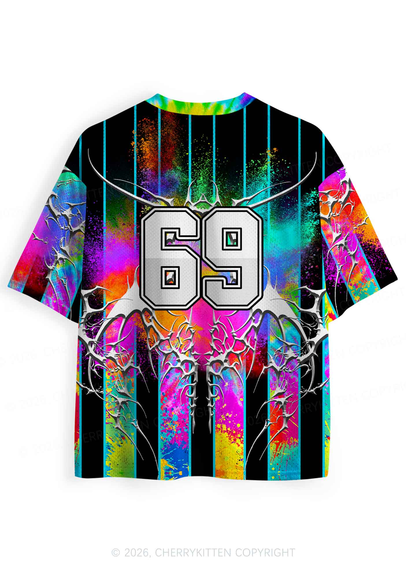 Techno Never Broke My Heart Y2K Sport Jersey Shirts Cherrykitten - Image 4