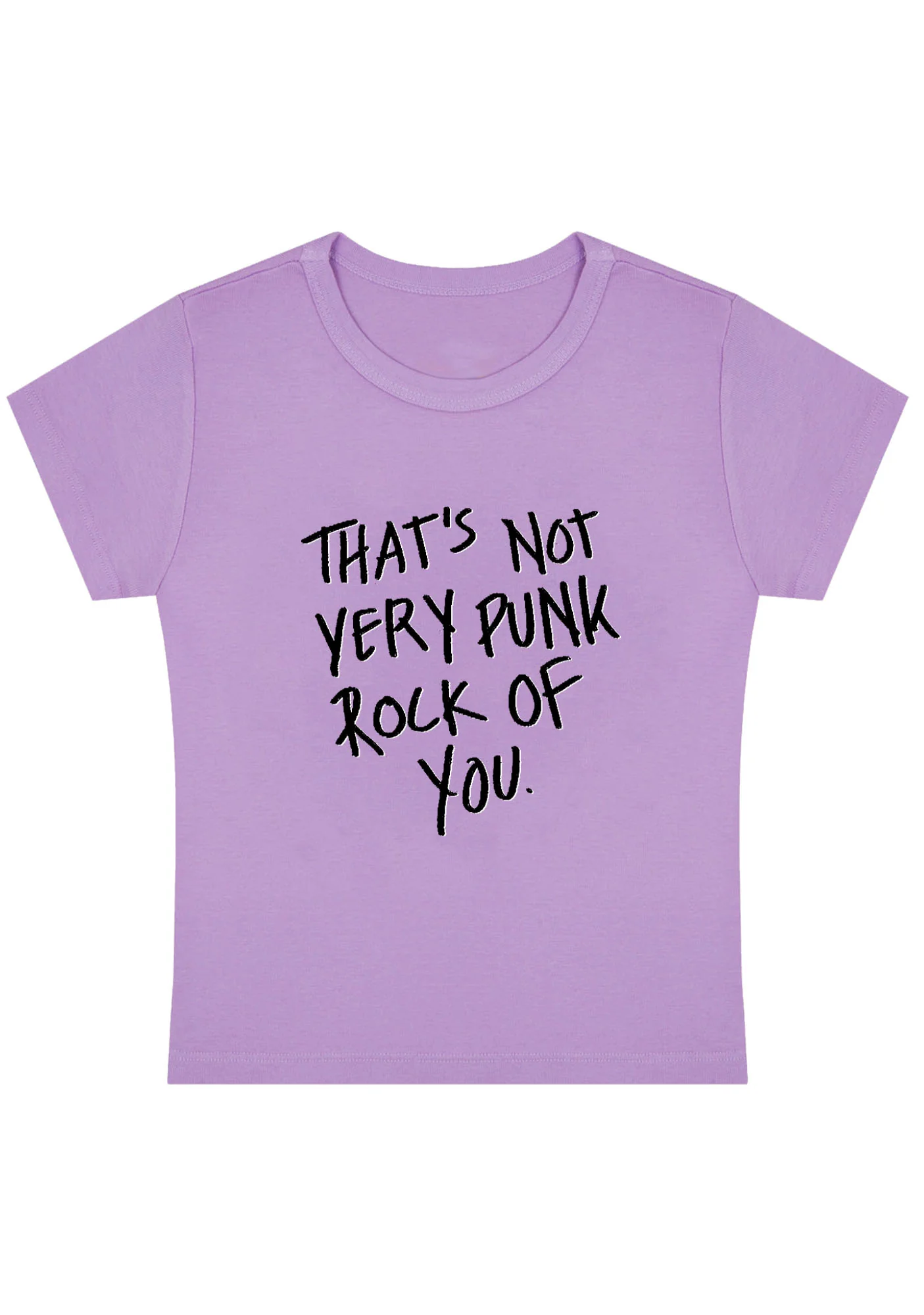 That's Not Very Punk Rock Of You Y2K Baby Tee - Image 5