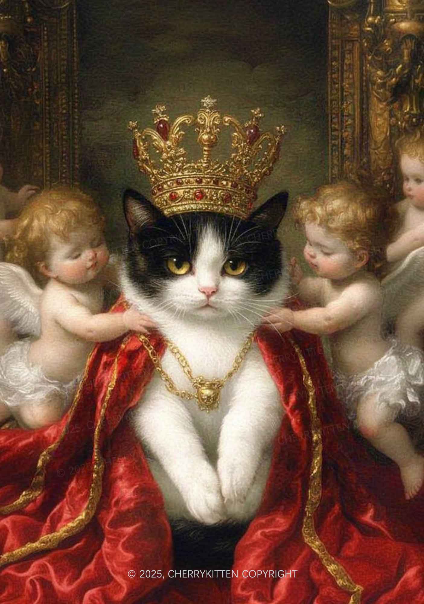 The Cat King And Angels Y2K Phone Case Cherrykitten - Image 2