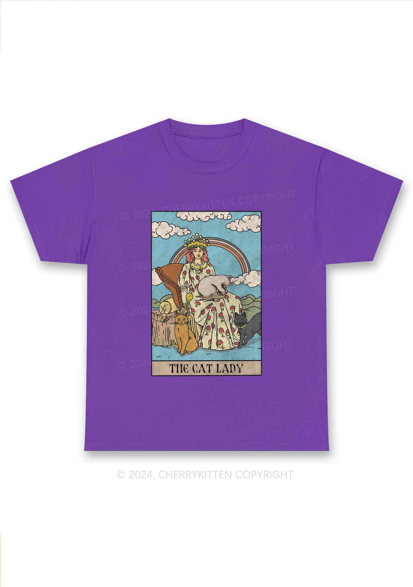 The Cat Lady Y2K Chunky Shirt Cherrykitten - Image 3
