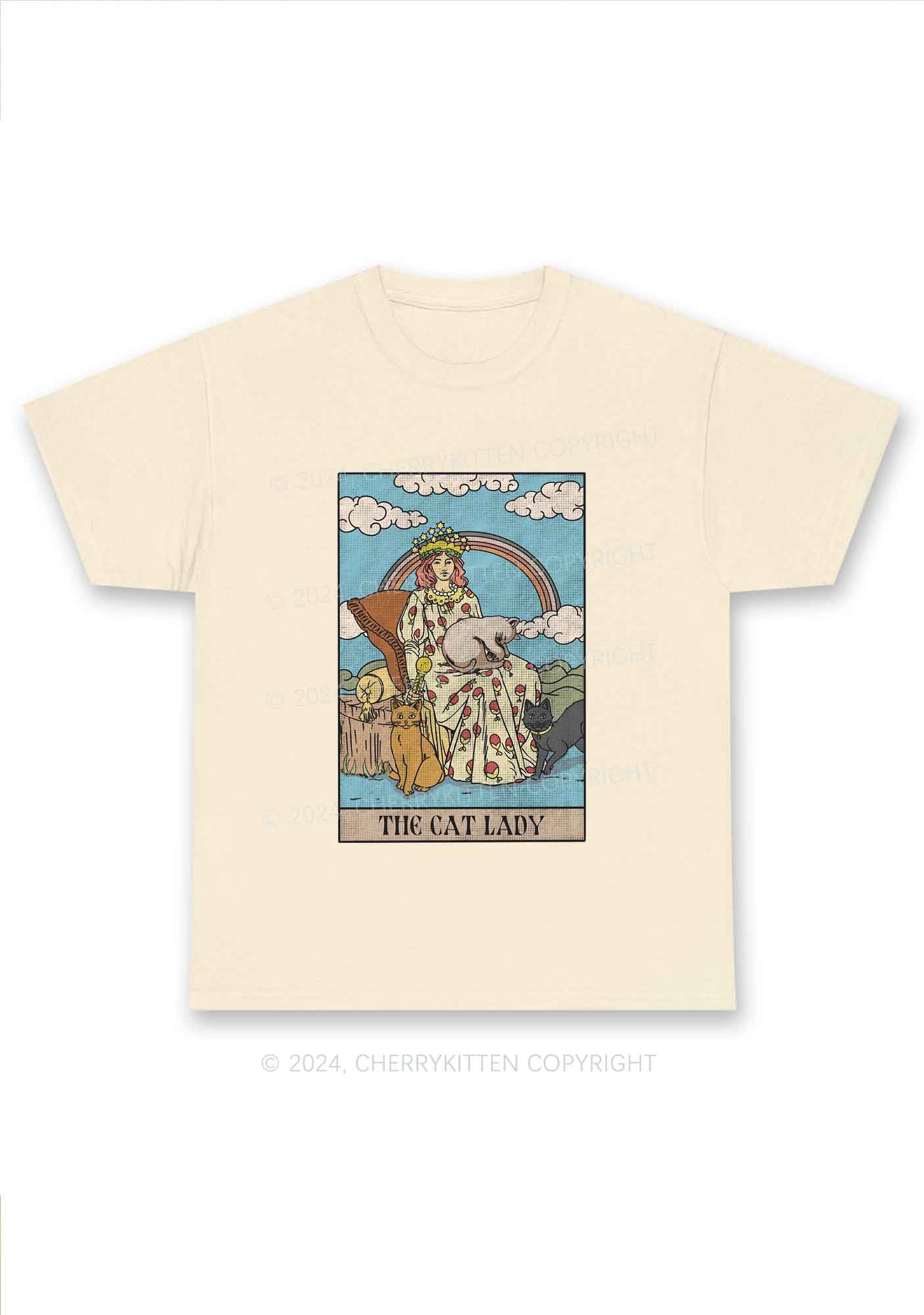 The Cat Lady Y2K Chunky Shirt Cherrykitten - Image 5