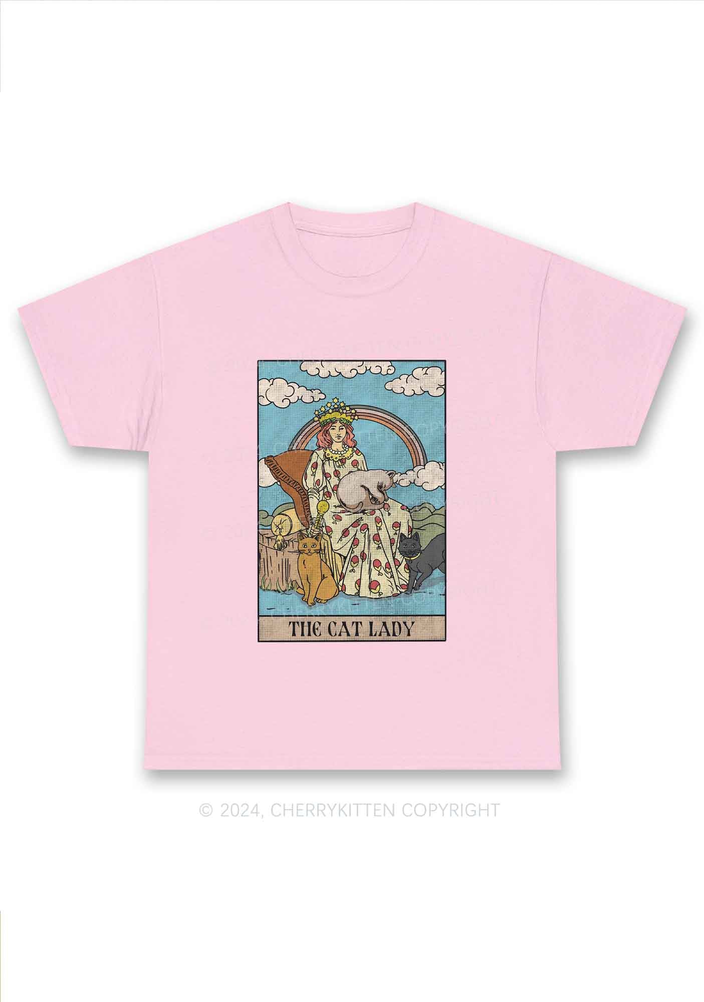 The Cat Lady Y2K Chunky Shirt Cherrykitten - Image 6