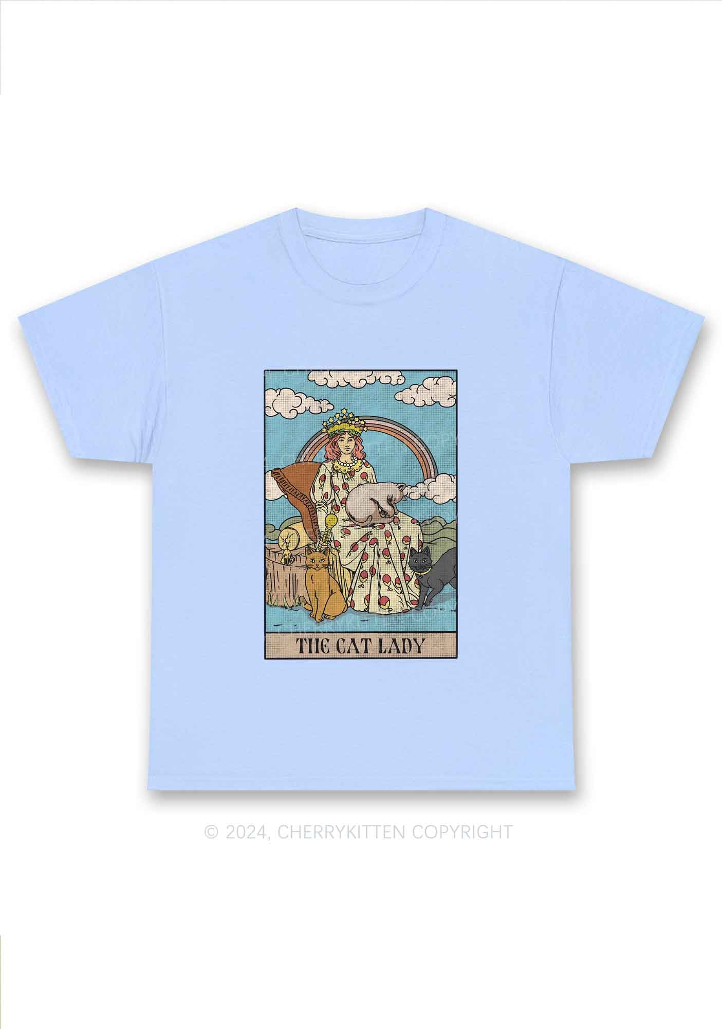 The Cat Lady Y2K Chunky Shirt Cherrykitten - Image 7