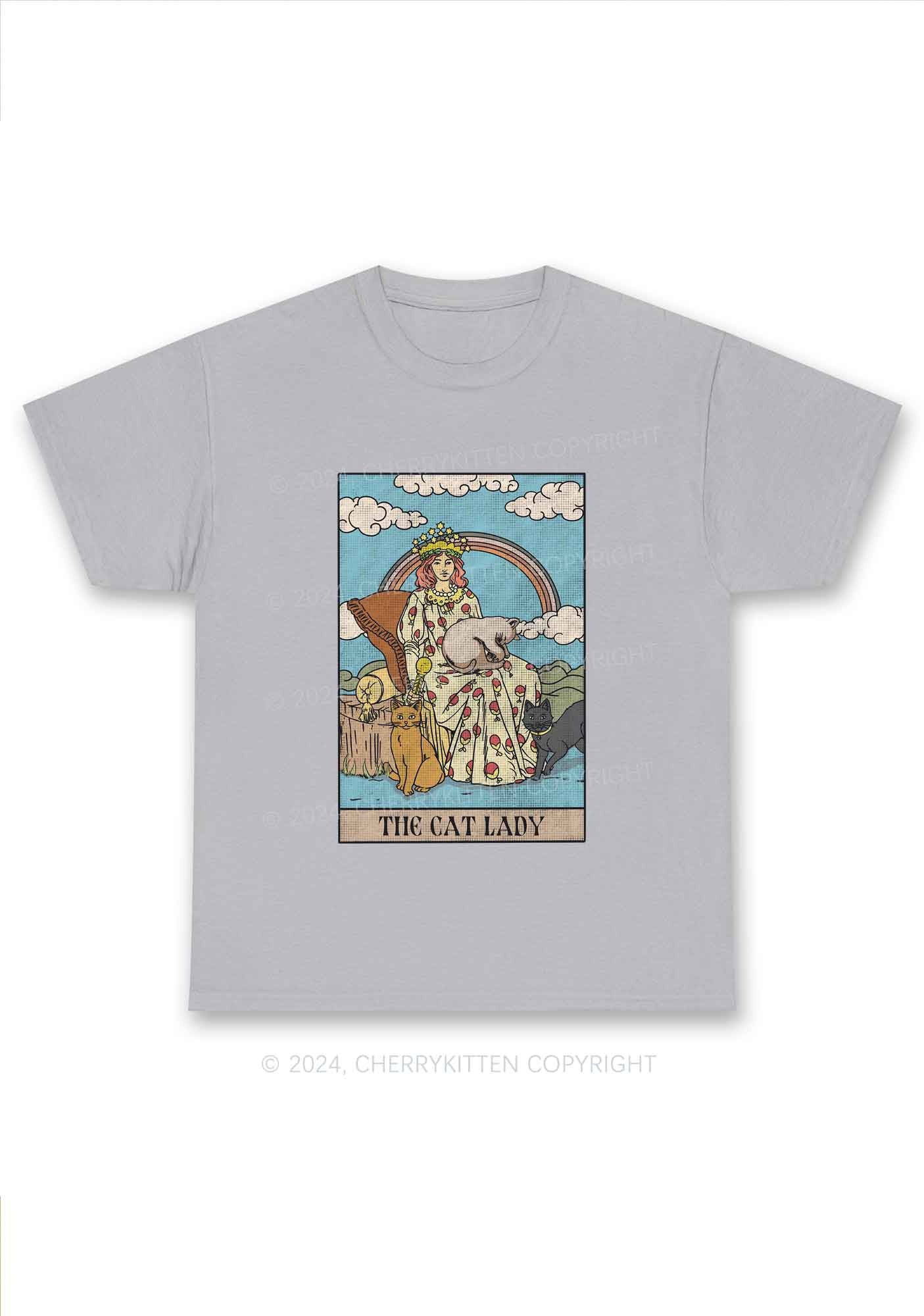 The Cat Lady Y2K Chunky Shirt Cherrykitten - Image 8