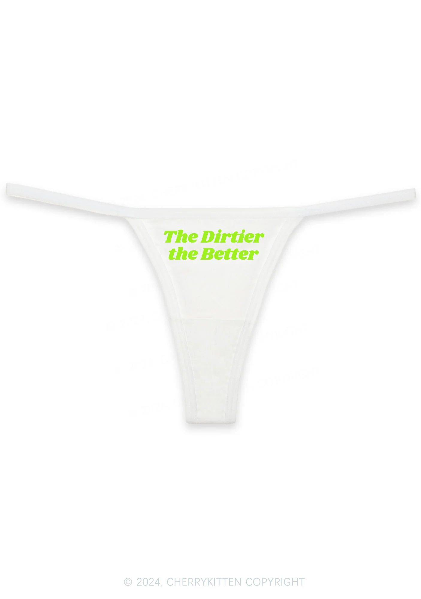 The Dirtier The Better Y2K Flat String Thong Cherrykitten - Image 4