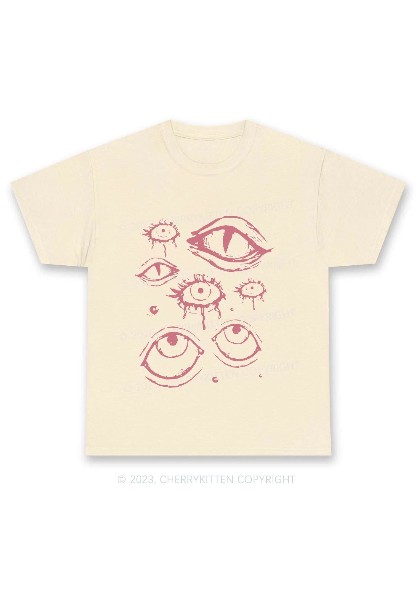 The Eyes Chunky Shirt Cherrykitten - Image 4
