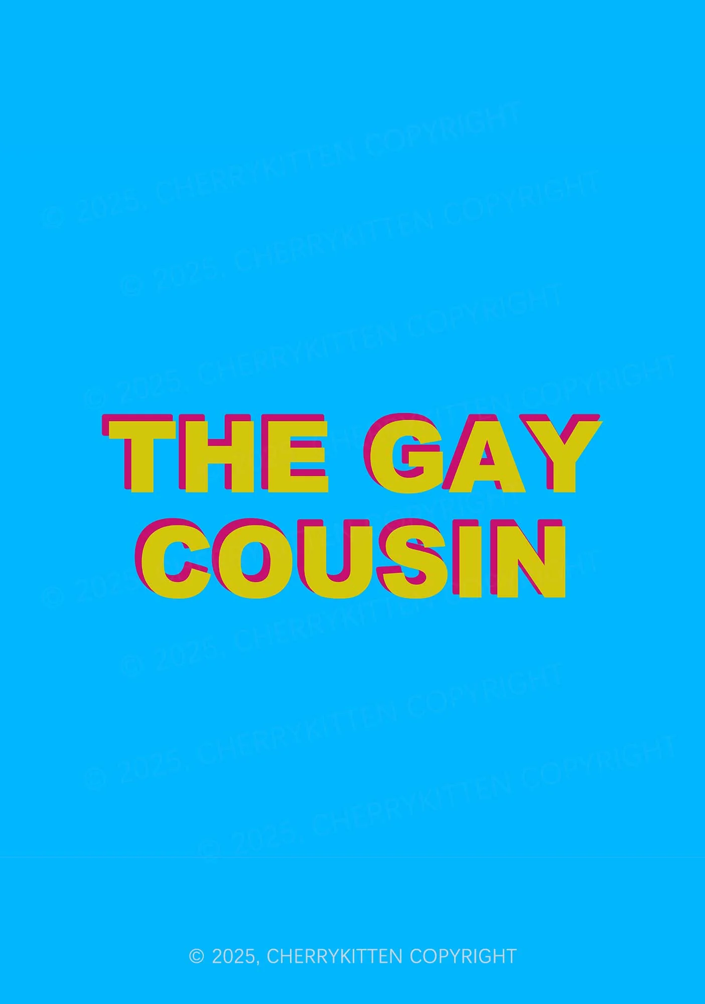 The Gay Cousin Pride 1Pc Y2K Pin Badge Cherrykitten - Image 2