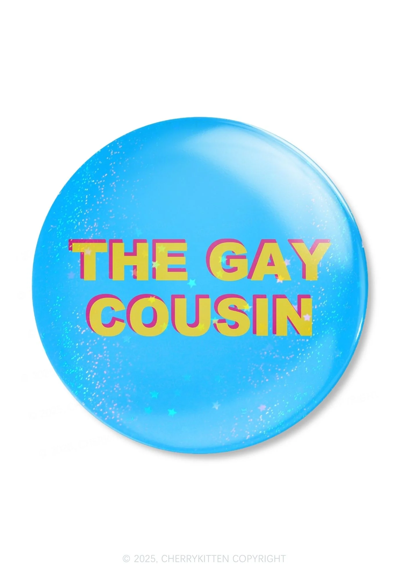 The Gay Cousin Pride 1Pc Y2K Pin Badge Cherrykitten - Image 4