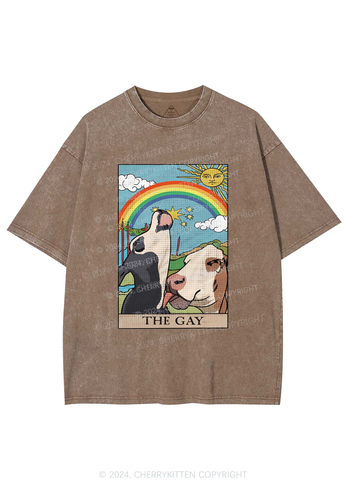 The Gay Y2K Washed Tee Cherrykitten - Image 7