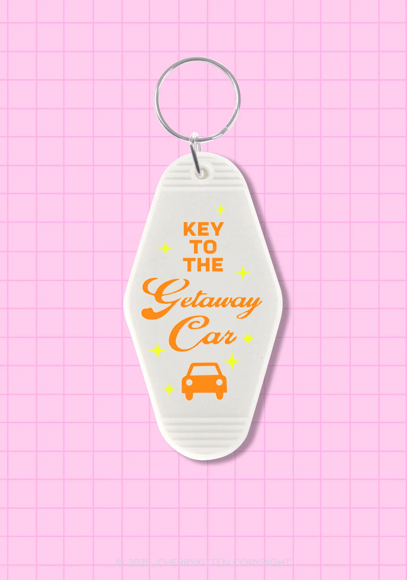 The Getaway Car 1Pc Y2K Hotel Keychain Cherrykitten - Image 2