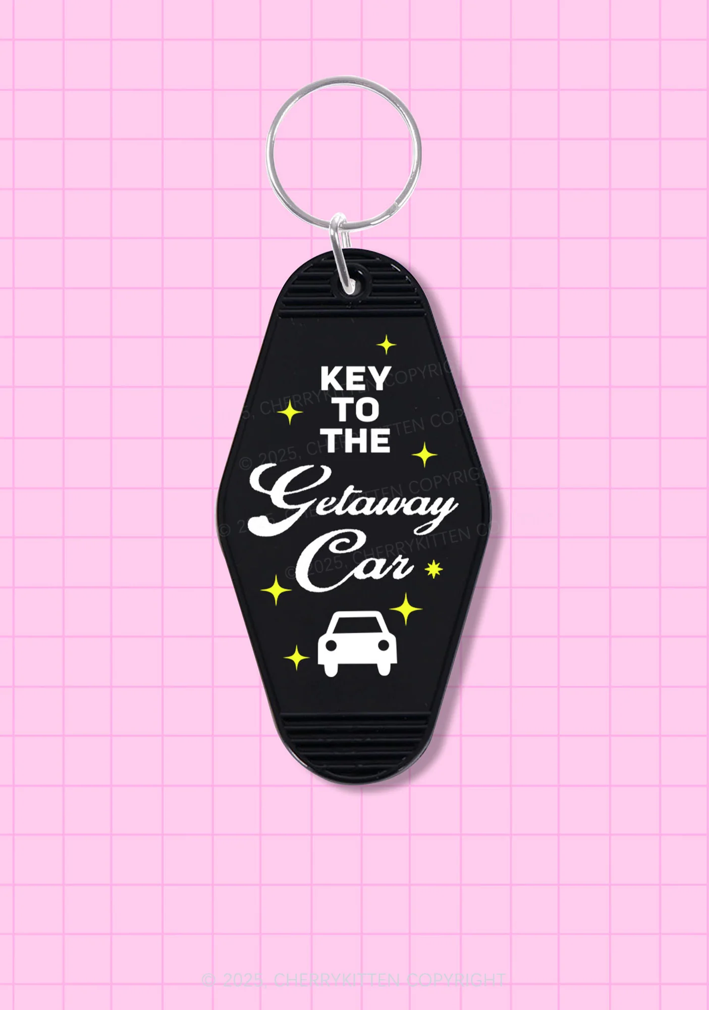 The Getaway Car 1Pc Y2K Hotel Keychain Cherrykitten - Image 3