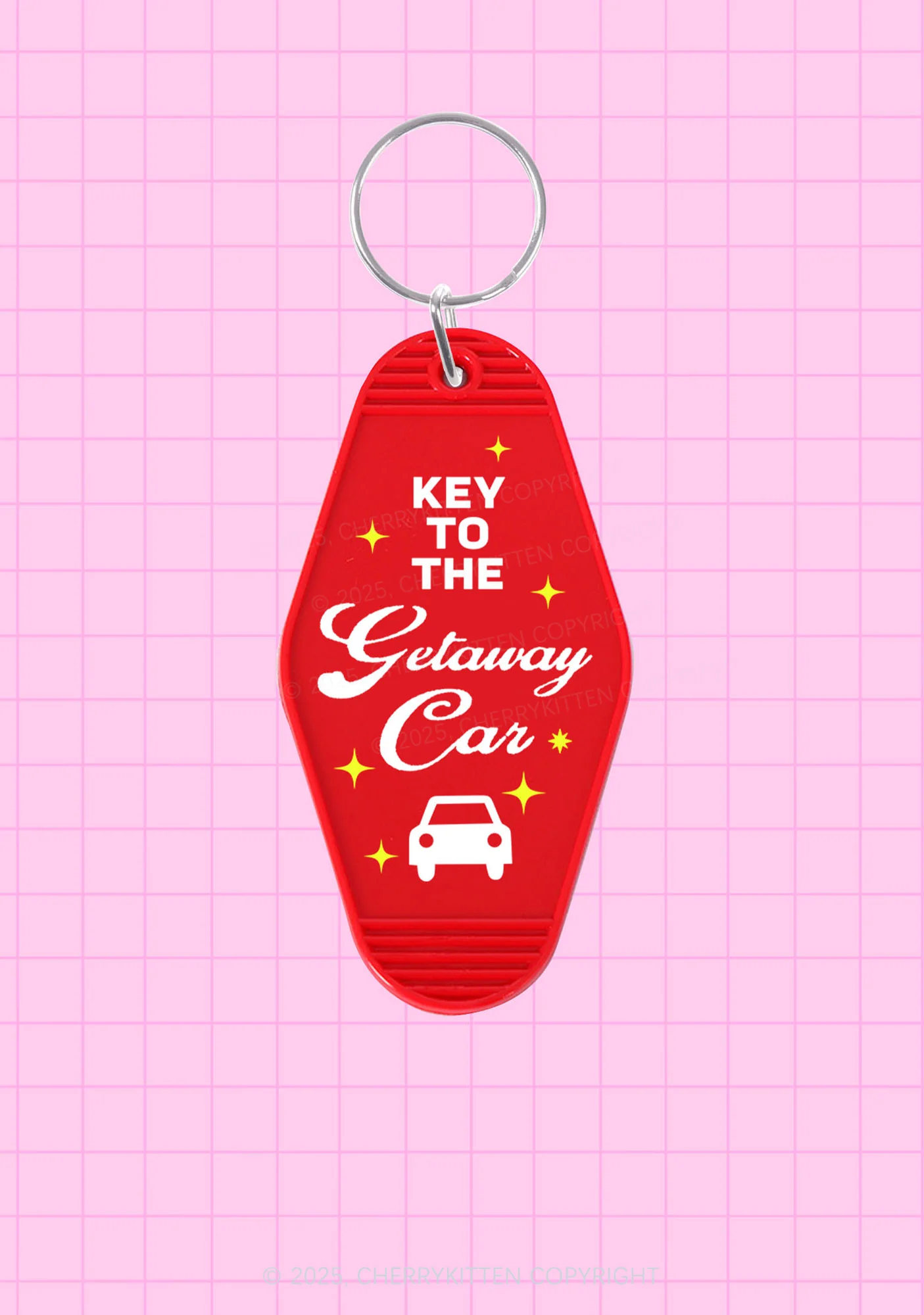 The Getaway Car 1Pc Y2K Hotel Keychain Cherrykitten - Image 4