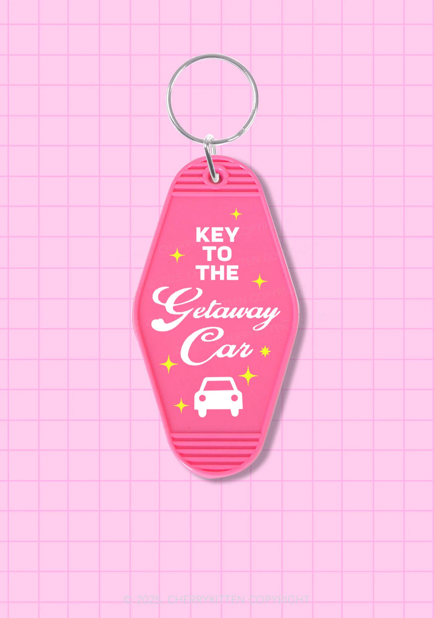 The Getaway Car 1Pc Y2K Hotel Keychain Cherrykitten - Image 5