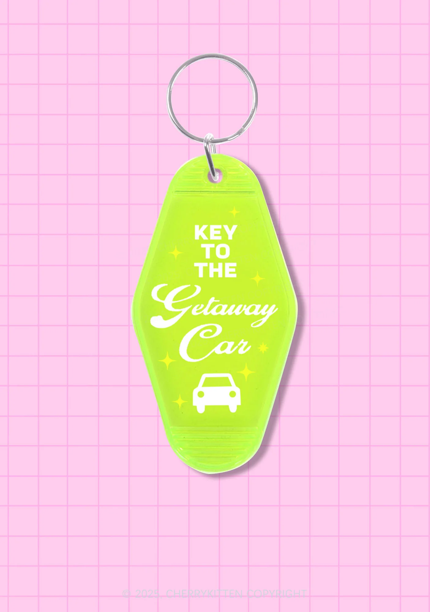 The Getaway Car 1Pc Y2K Hotel Keychain Cherrykitten - Image 7