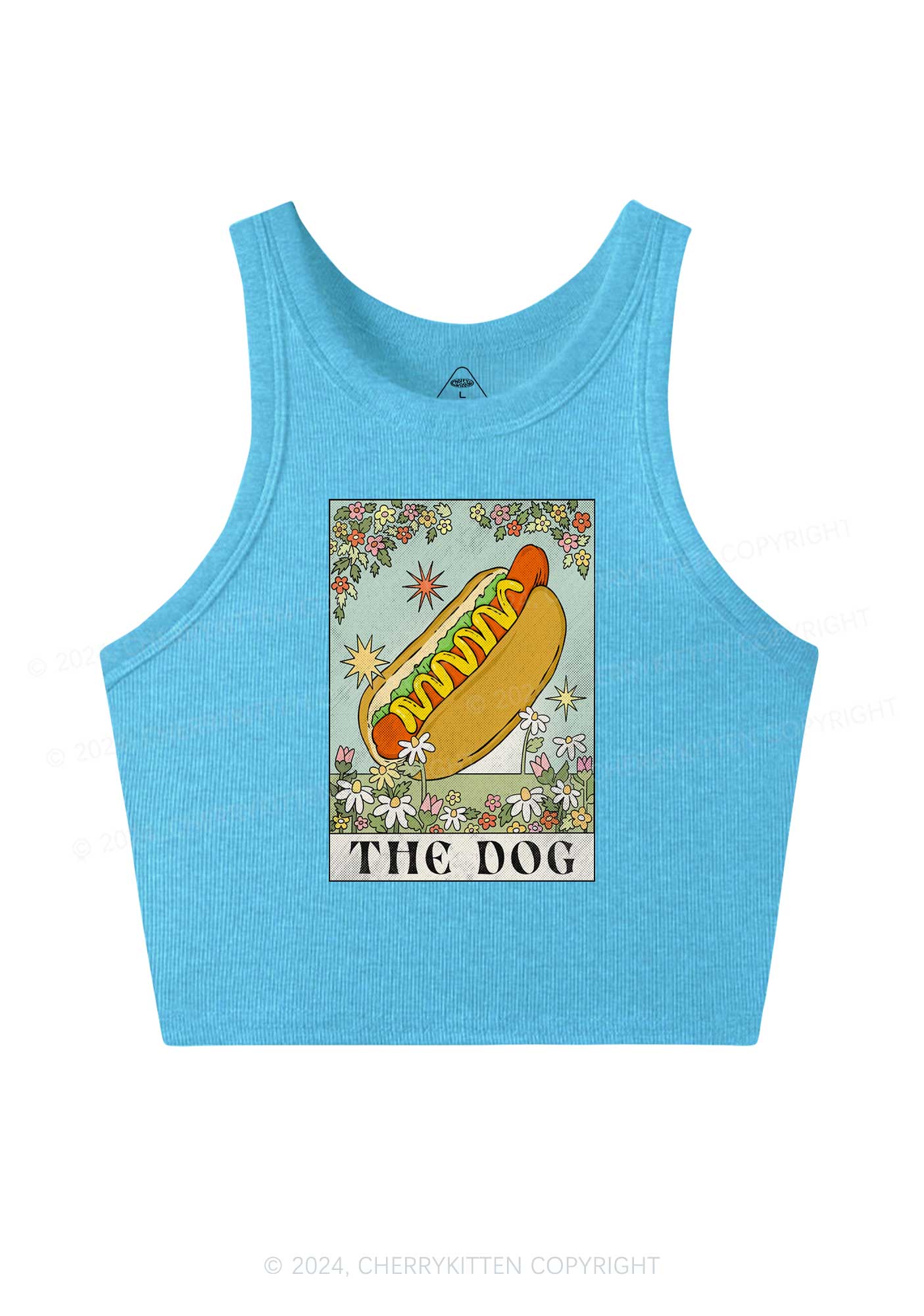 The Hot Dog Y2K Crop Tank Top Cherrykitten - Image 5