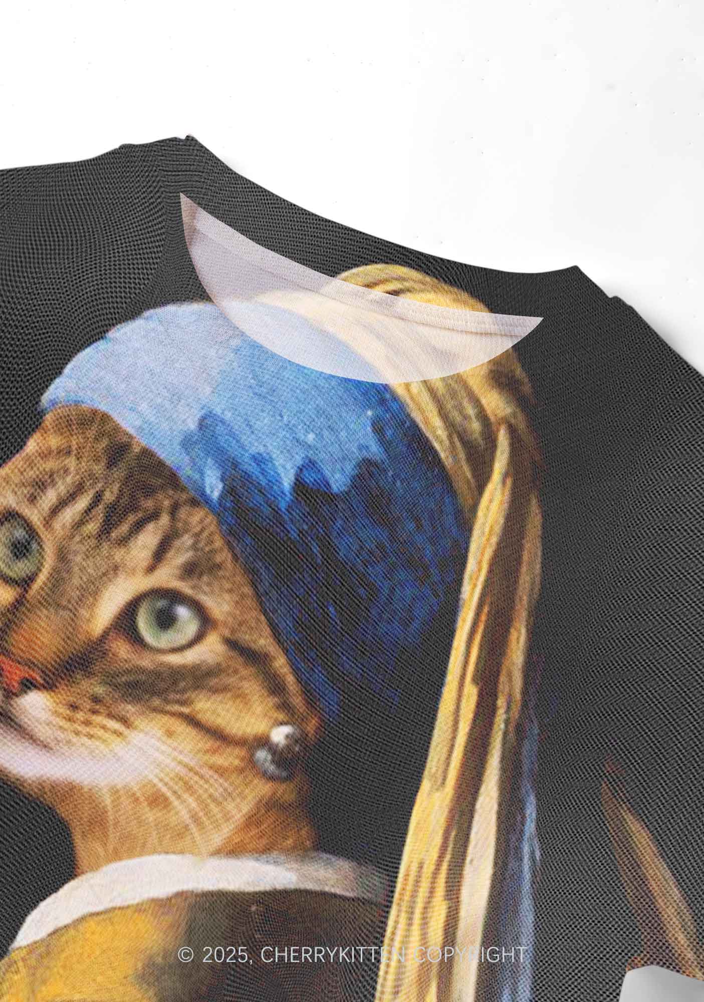 The Lady Cat Y2K Mesh Crop Top Cherrykitten - Image 3